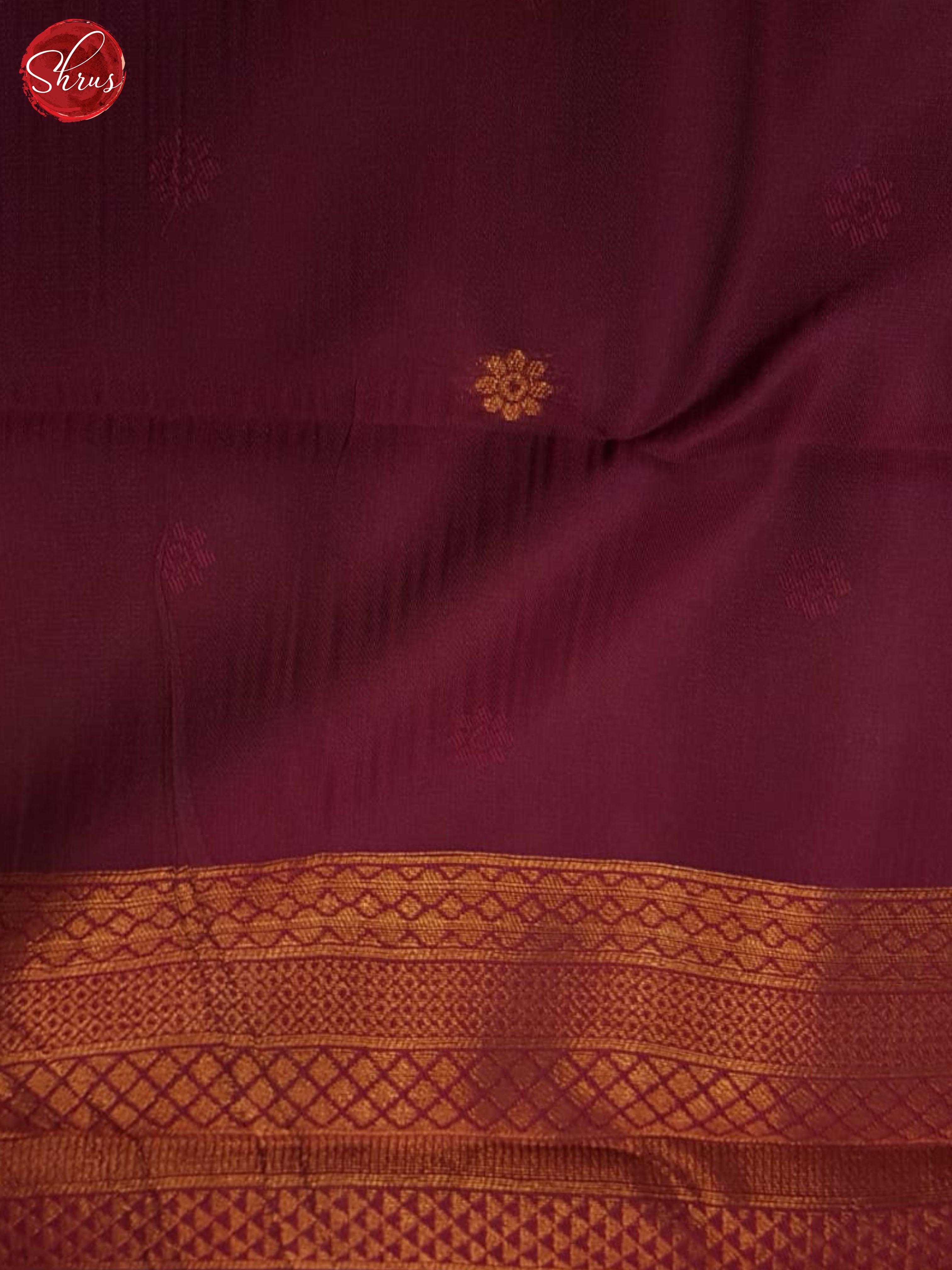 Blue And Majenta Pink-Semi Kanchipuram saree - Shop on ShrusEternity.com
