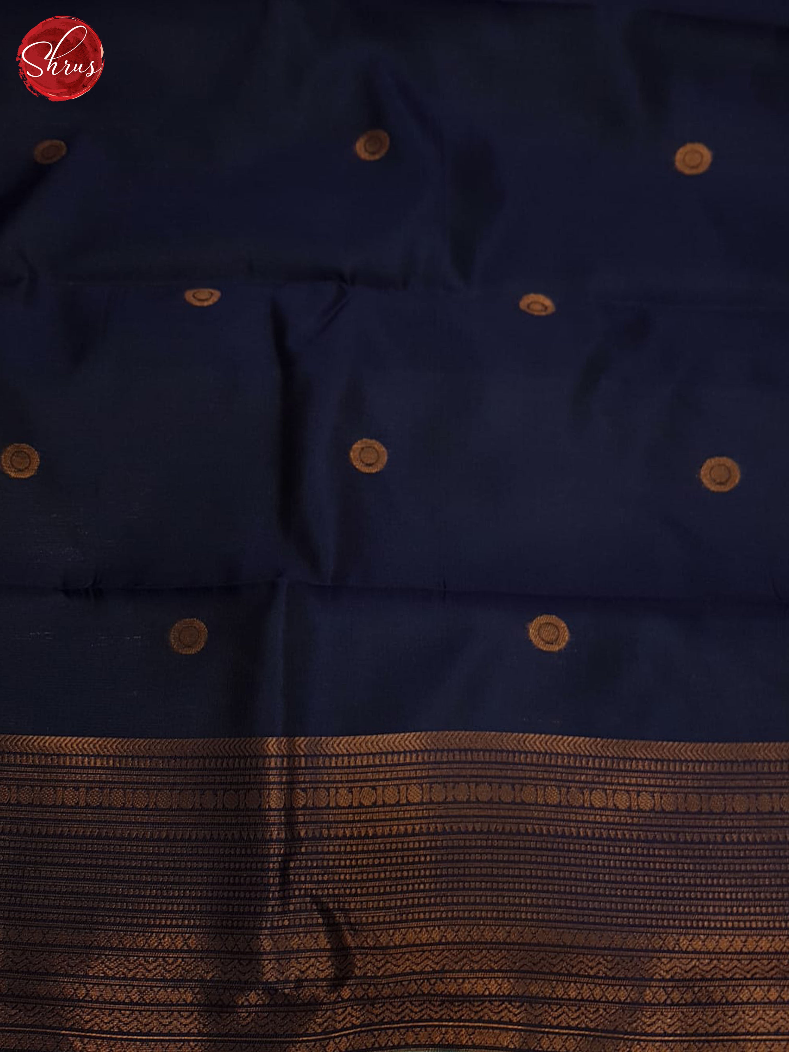 Green And Blue- Semi Kanchipuram Saree - Shop on ShrusEternity.com