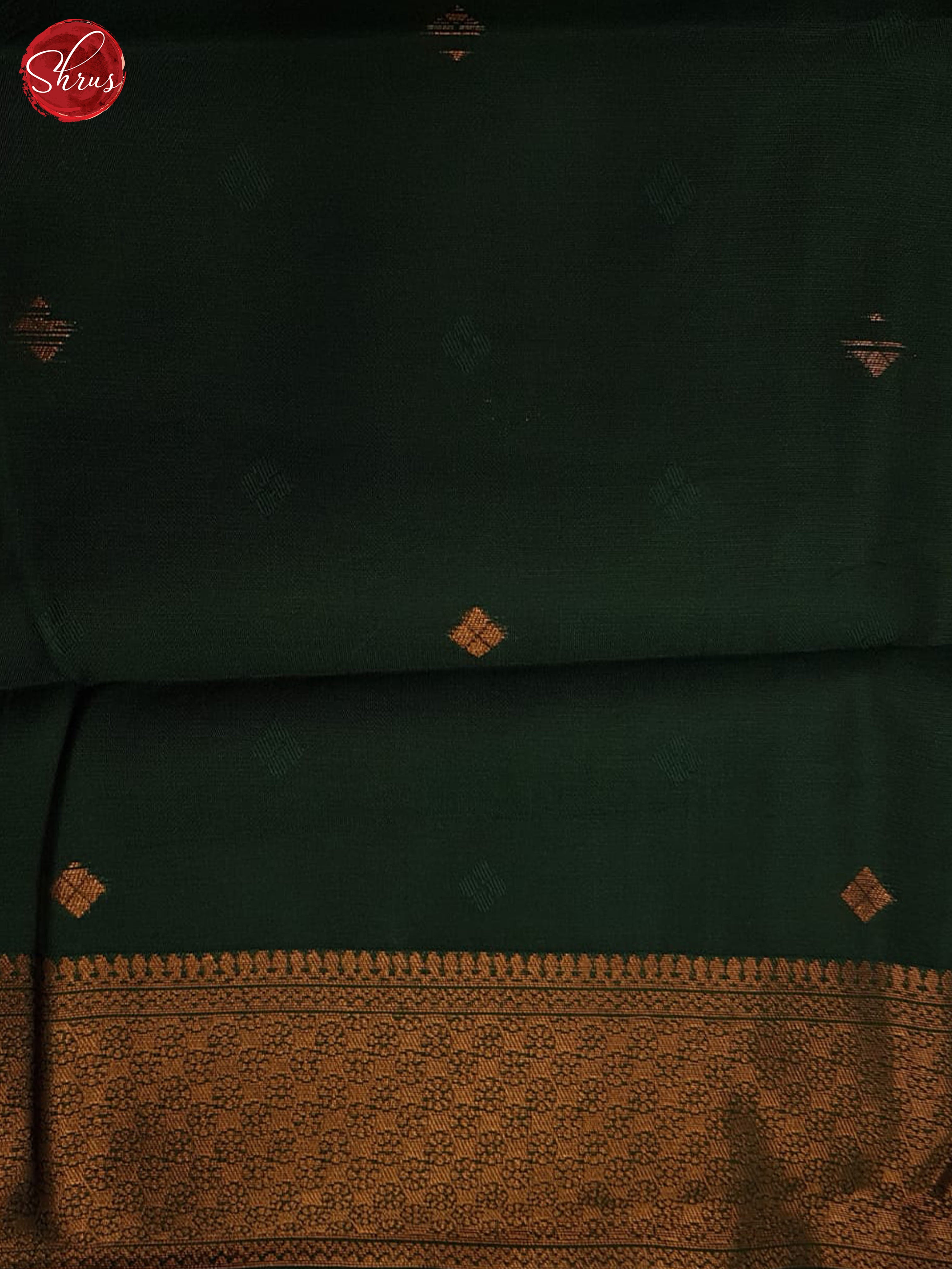 Majenta Pink And Green-Semi kanchipuram saree - Shop on ShrusEternity.com