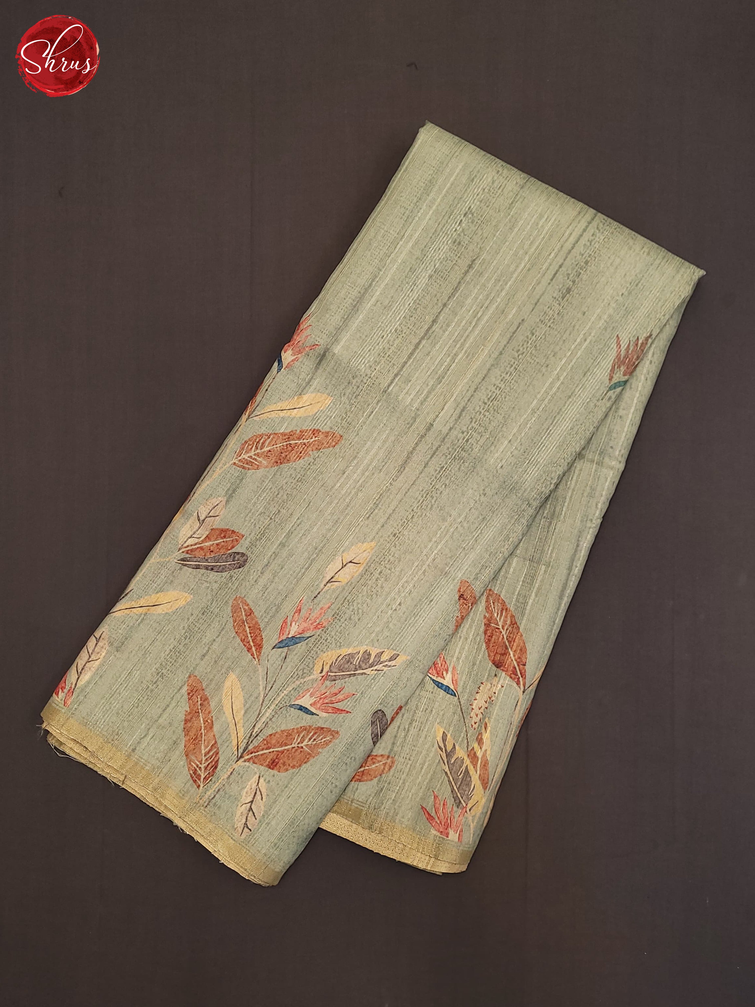 Pastel Green(Single Tone) - Semi Tussar Saree - Shop on ShrusEternity.com