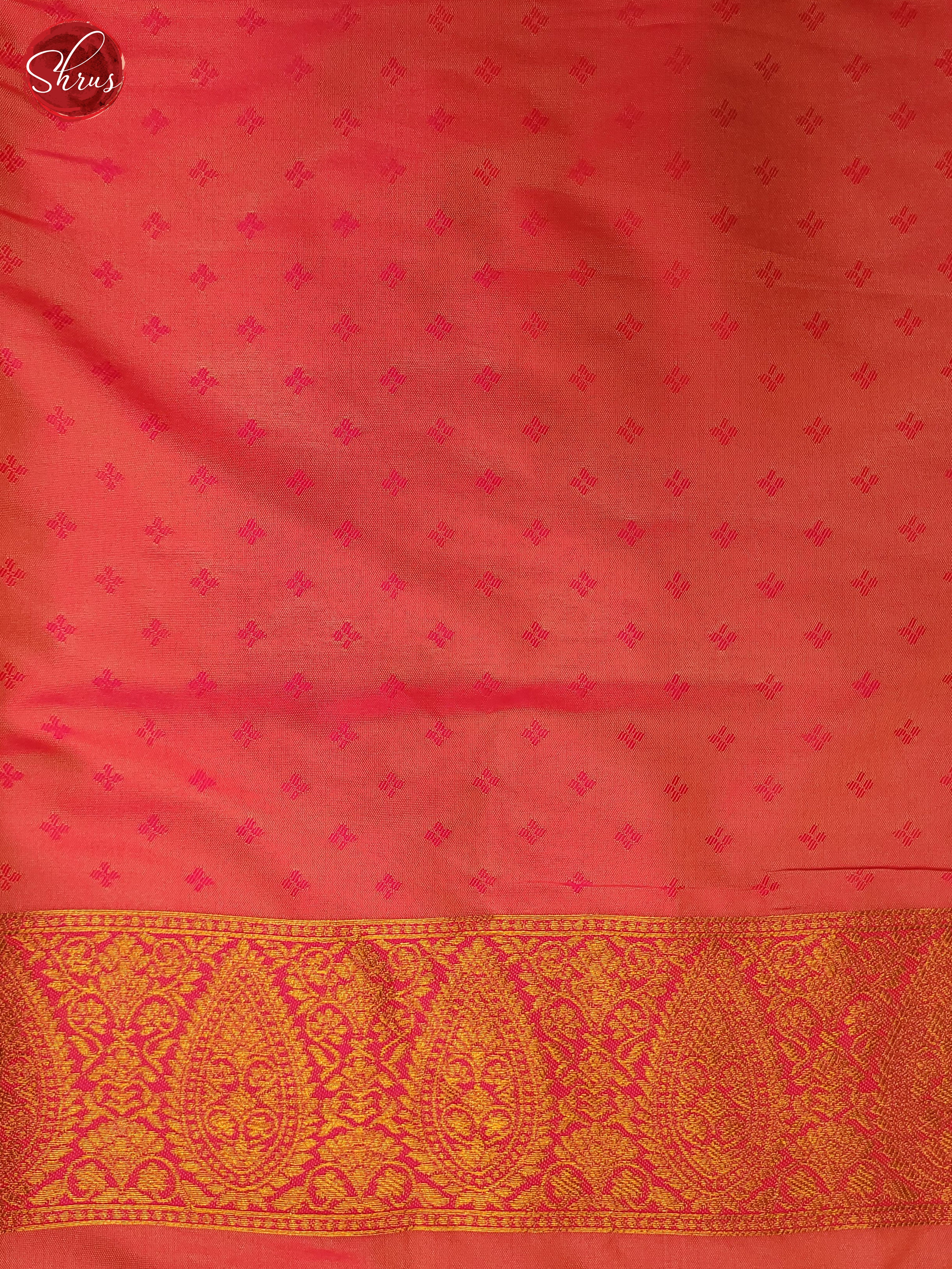 Yellow & Orange - Semi Kanchipuram Silk Saree - Shop on ShrusEternity.com