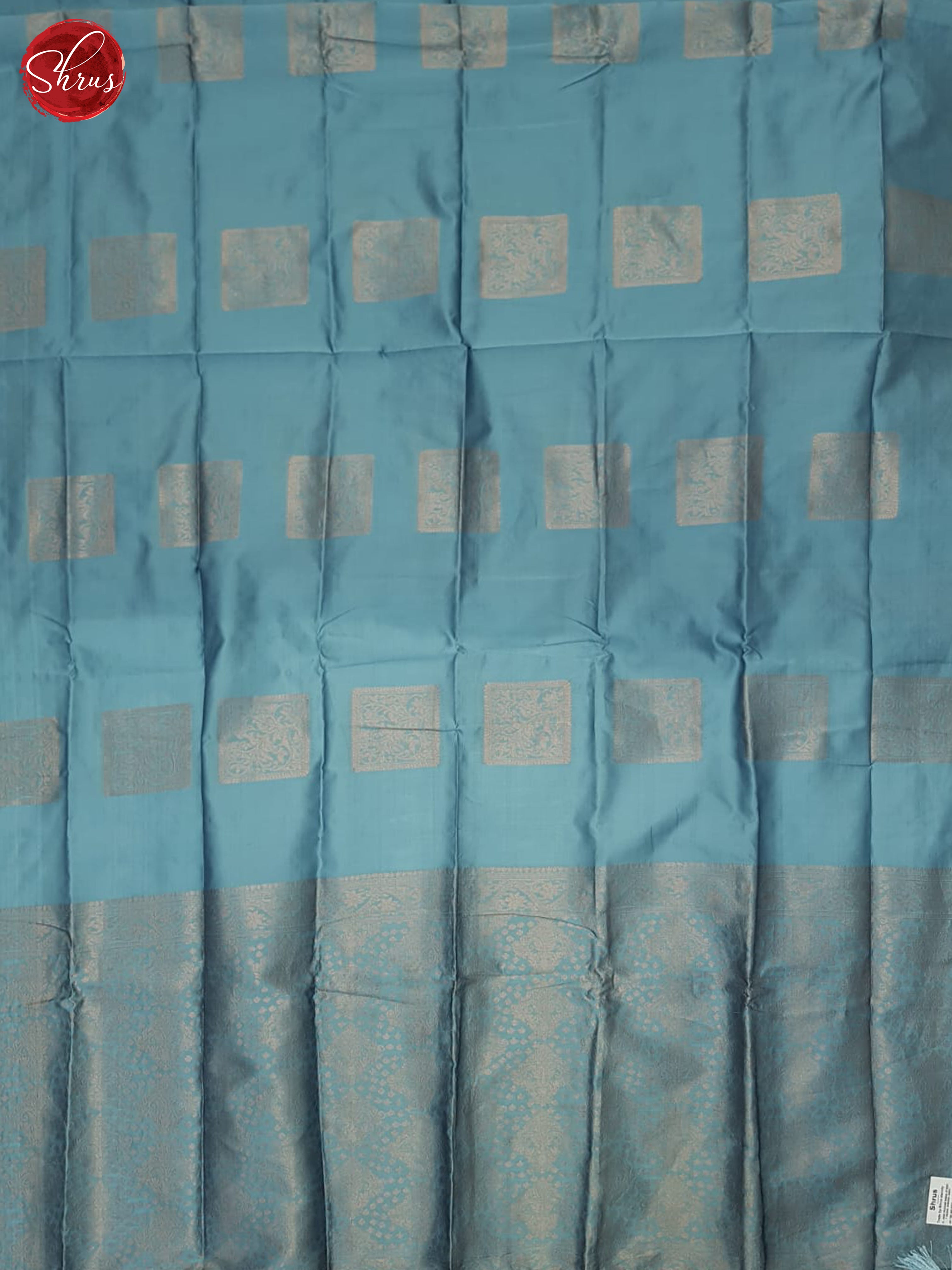 blue(single Tone)- Semi Soft Silk saree - Shop on ShrusEternity.com