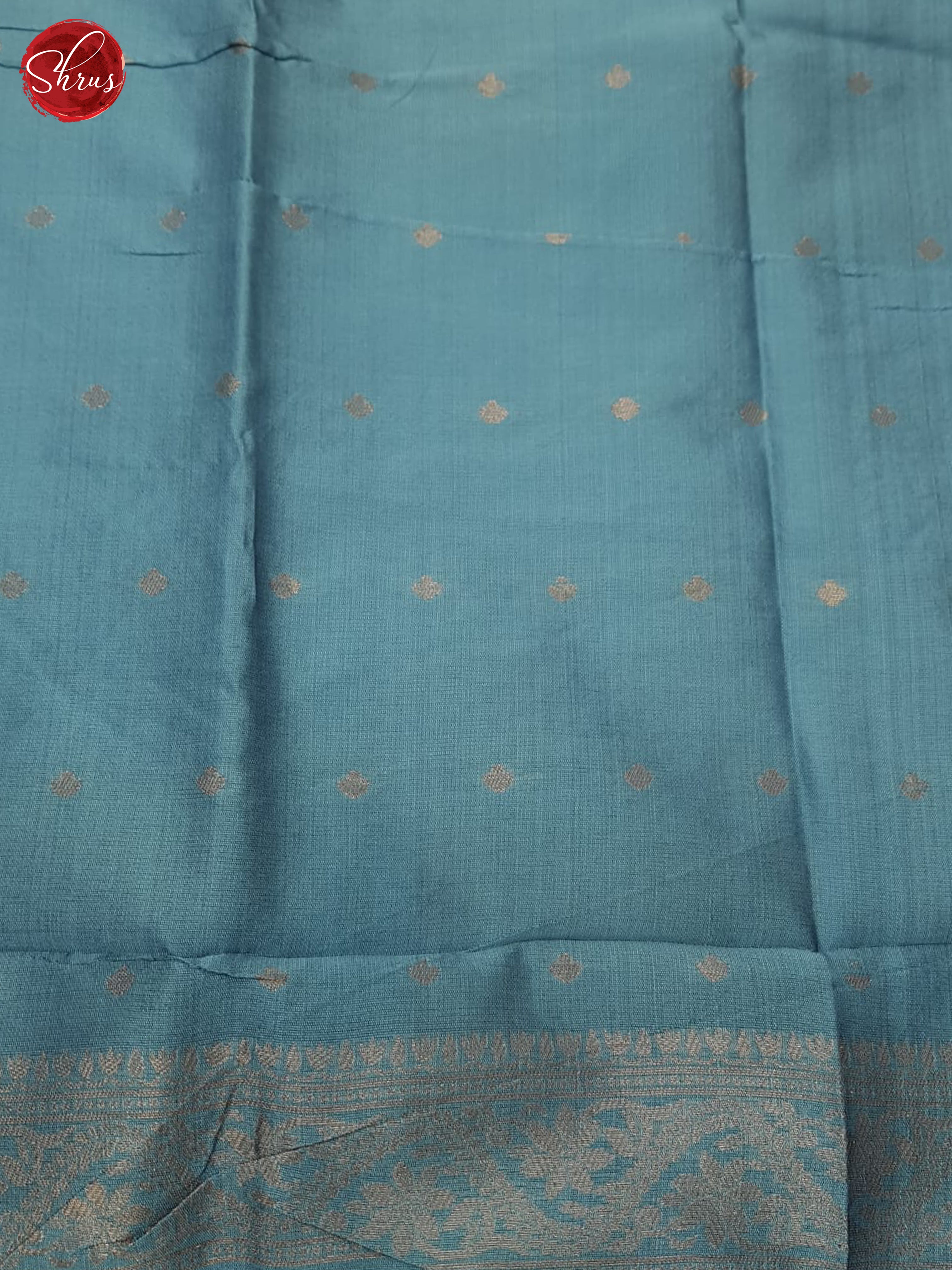 blue(single Tone)- Semi Soft Silk saree - Shop on ShrusEternity.com