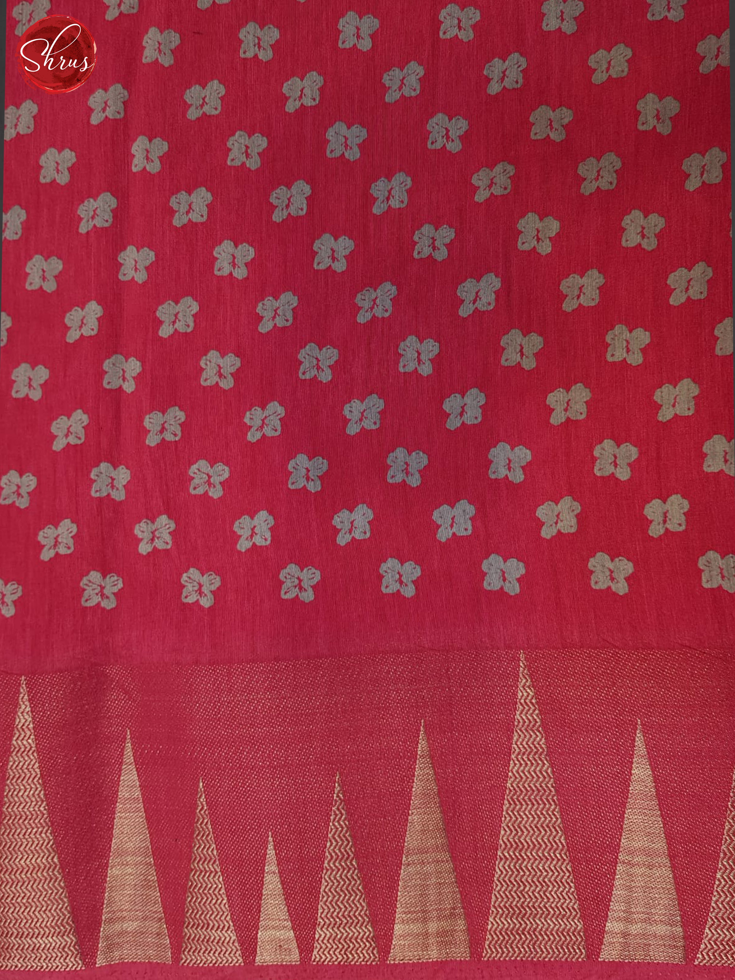 Pink(Single Tone) - Semi crepe Saree - Shop on ShrusEternity.com