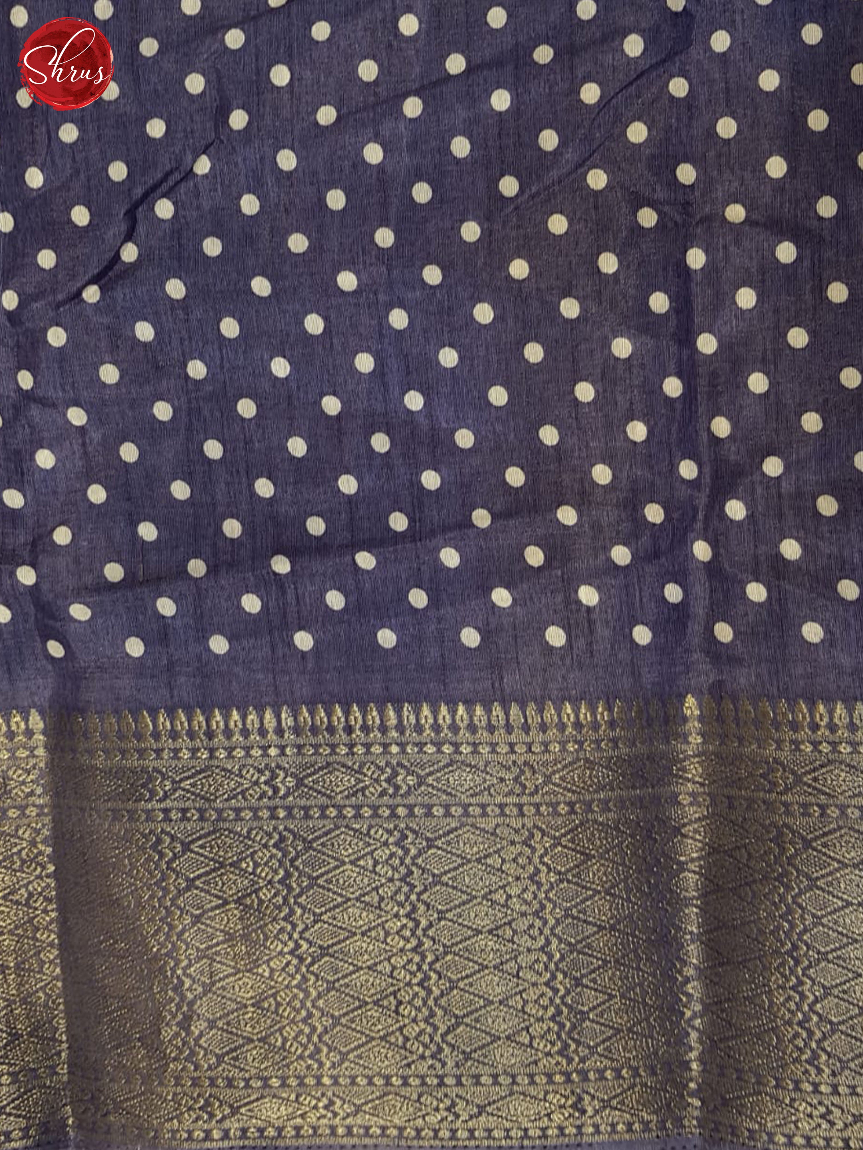 Blue(single tone)- Semi crepe saree - Shop on ShrusEternity.com