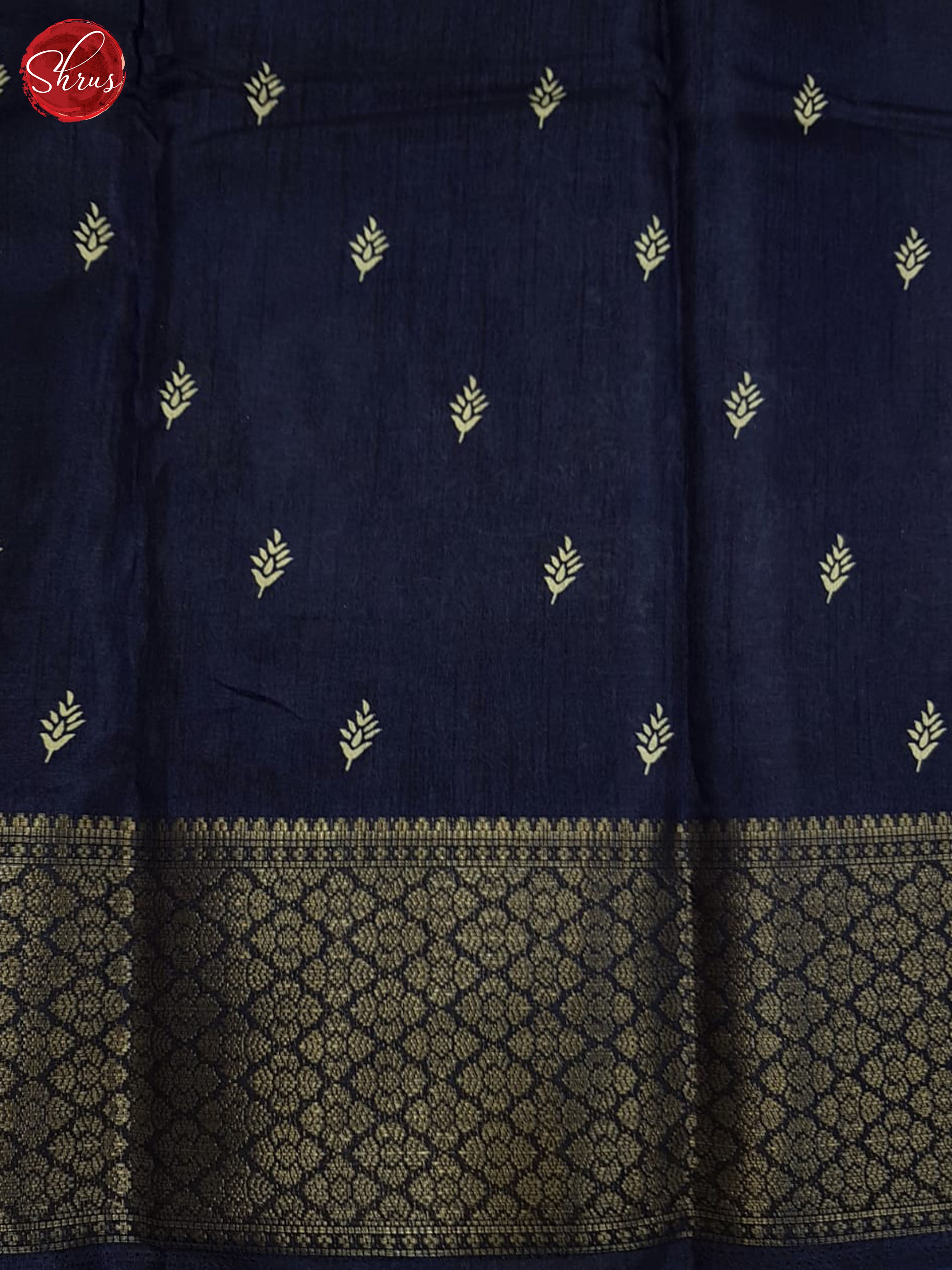 Blue(single tone)- Semi crepe saree - Shop on ShrusEternity.com