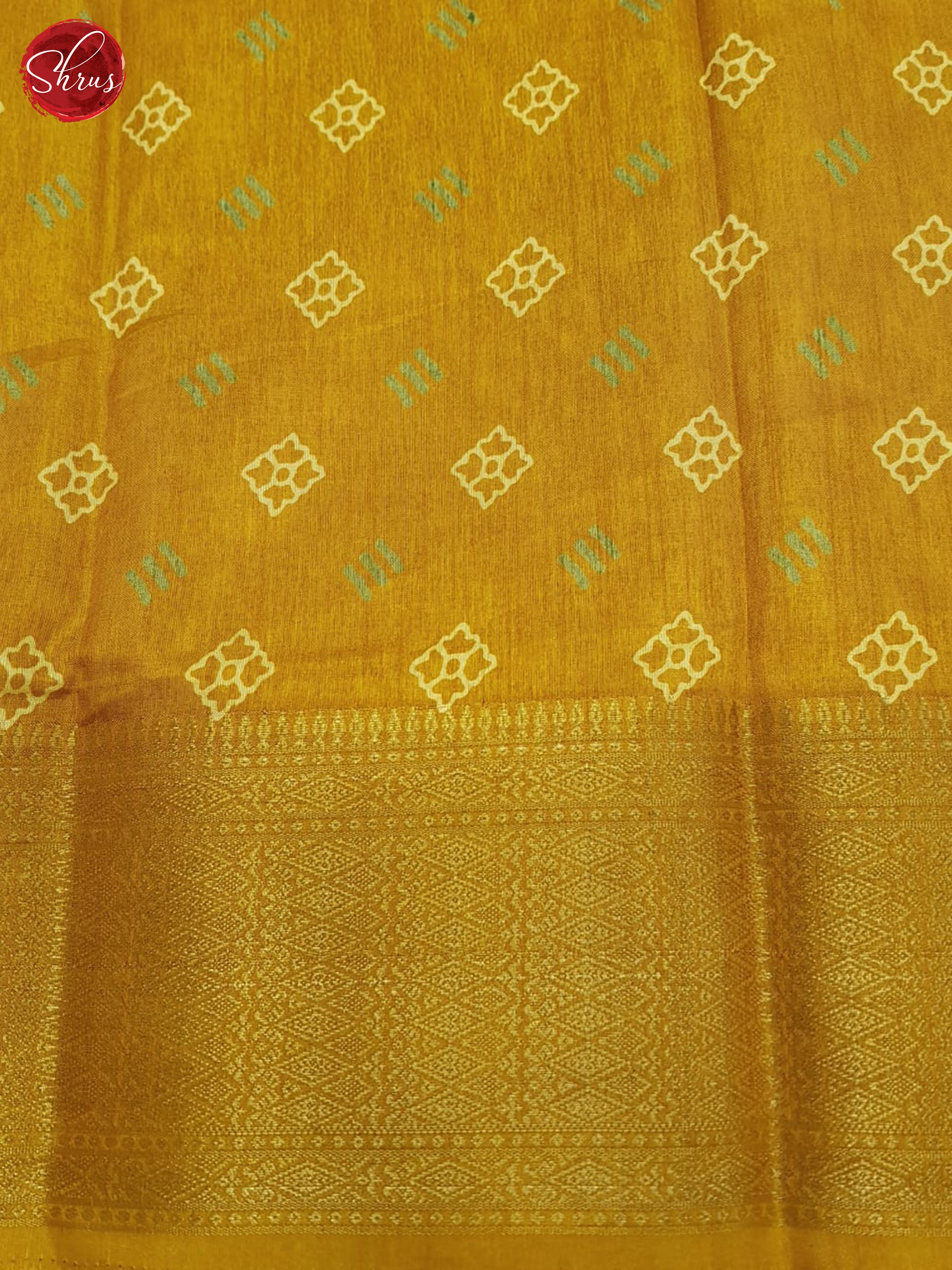 Yellow(single tone)- Semi crepe saree - Shop on ShrusEternity.com