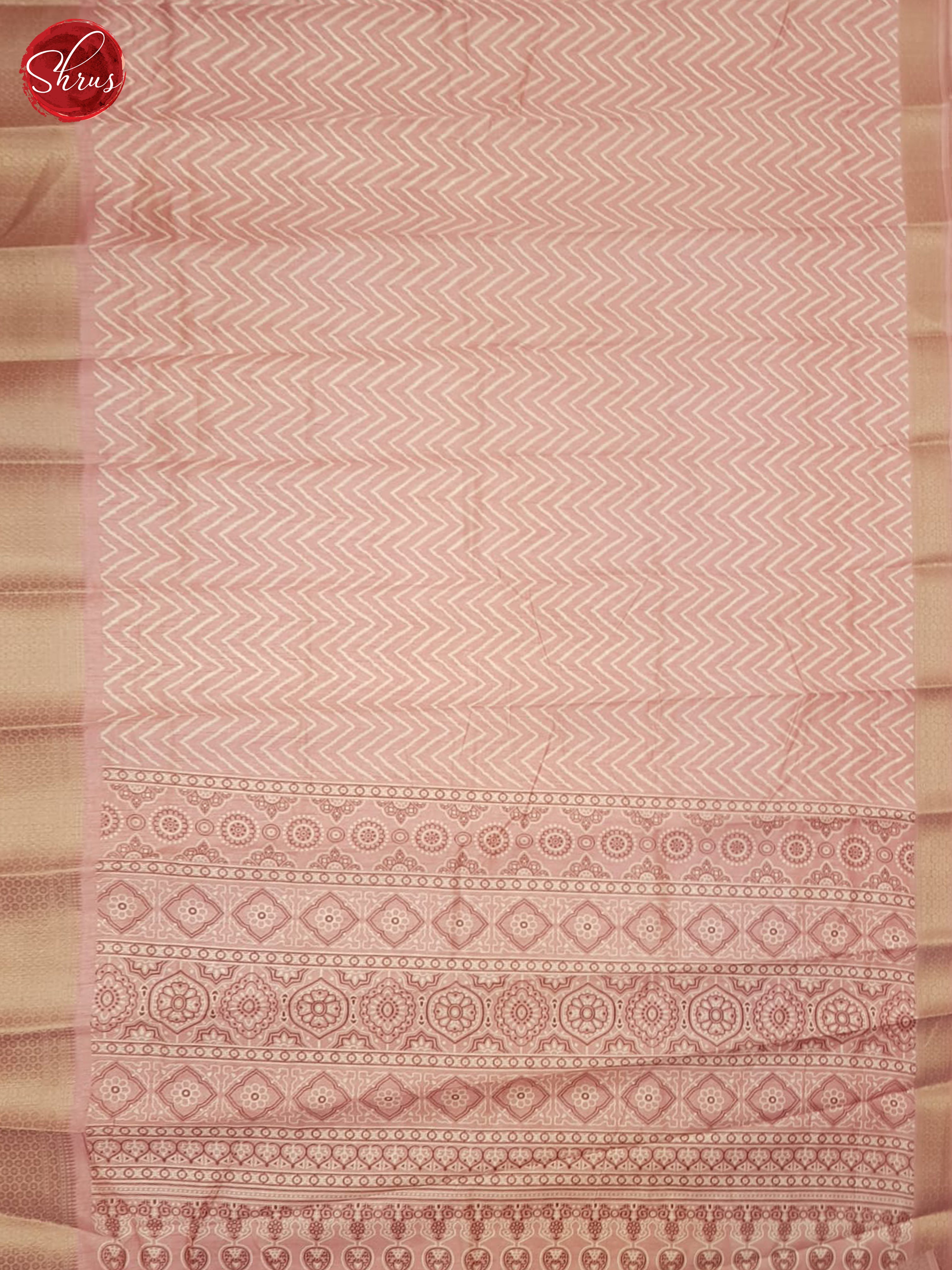 Pink(Single Tone) - Semi Crepe Saree - Shop on ShrusEternity.com