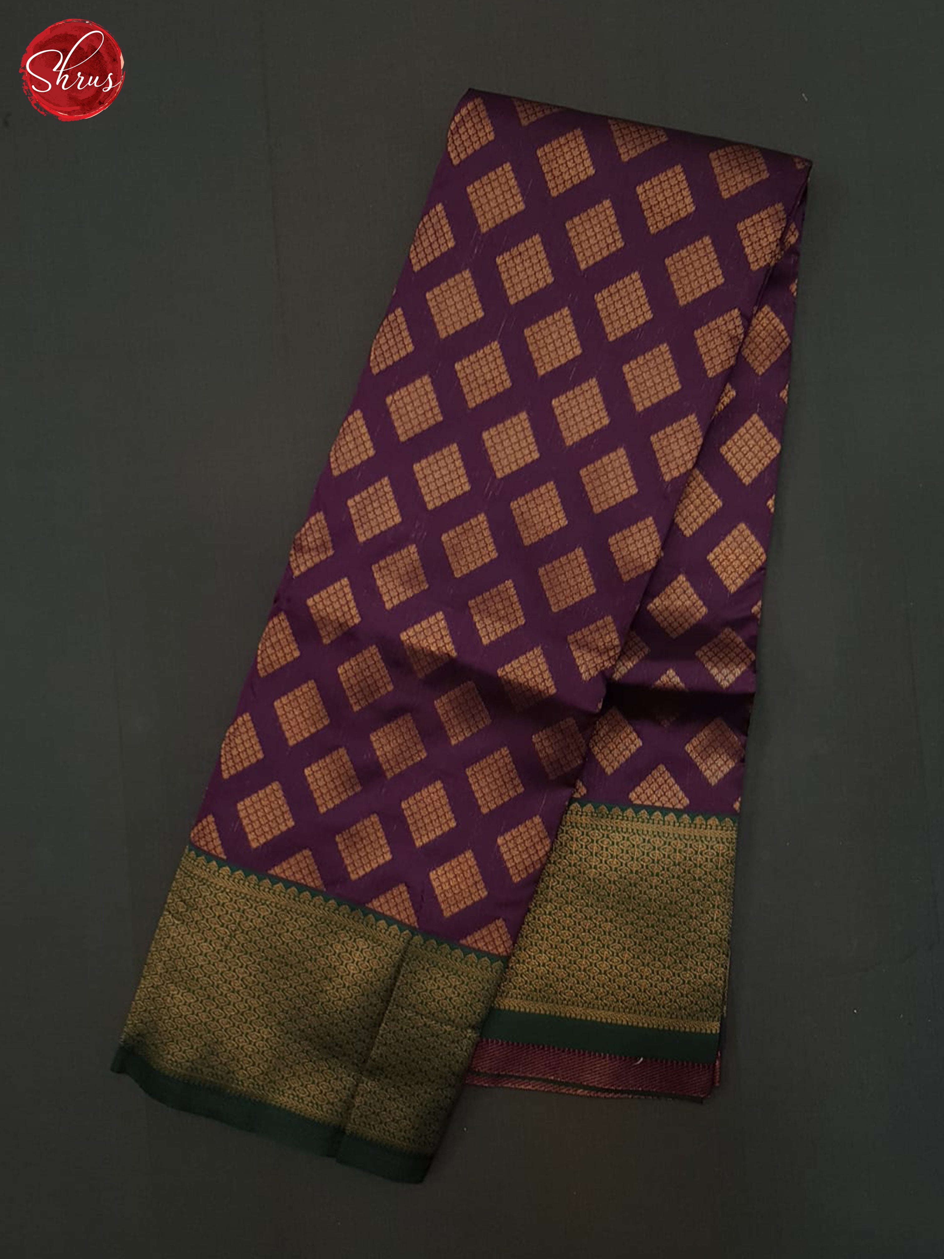 Purple and Green- Semi Soft Silk Saree - Shop on ShrusEternity.com