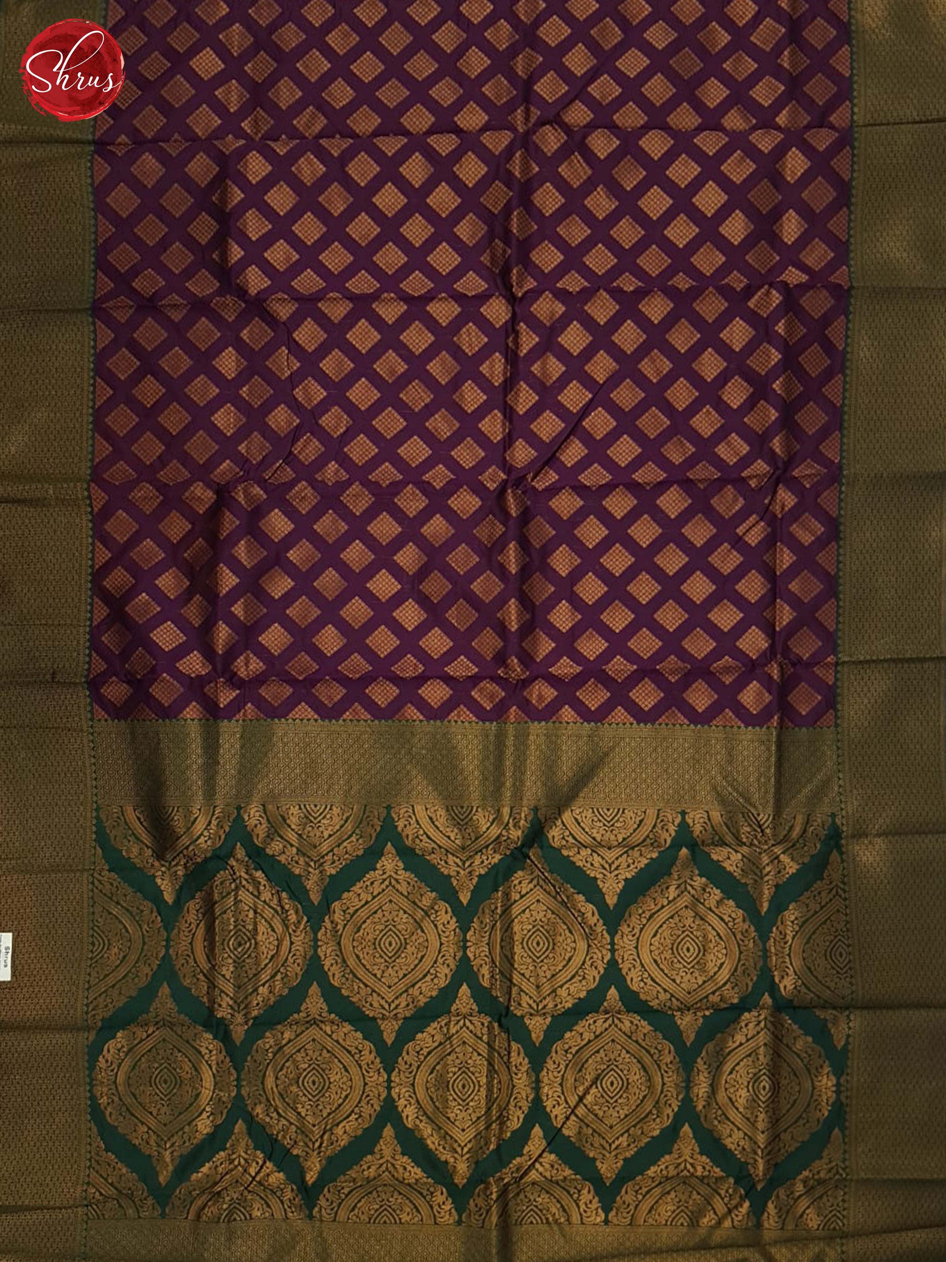 Purple and Green- Semi Soft Silk Saree - Shop on ShrusEternity.com