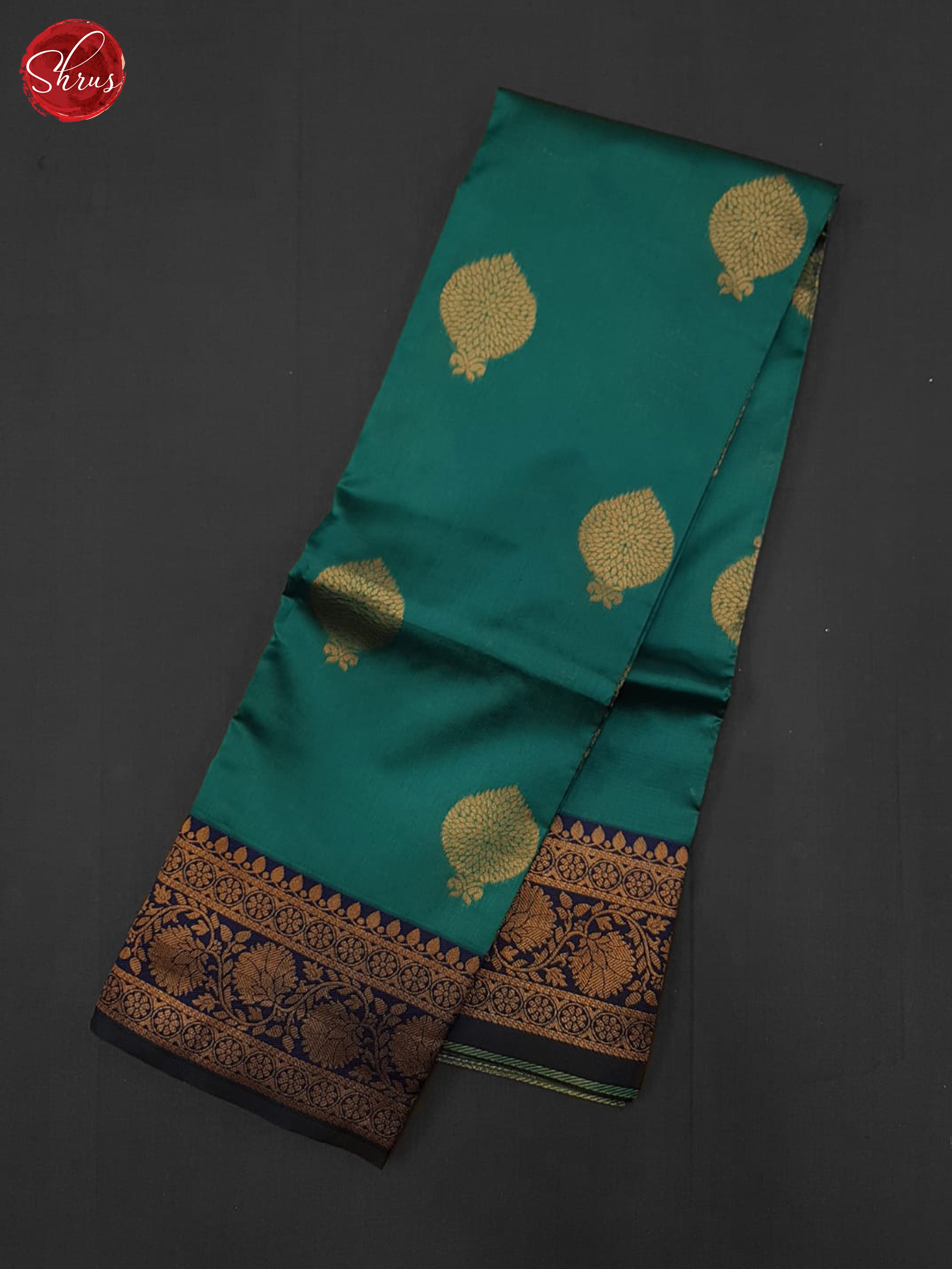 Green And Blue - Semi Soft Silk Saree - Shop on ShrusEternity.com