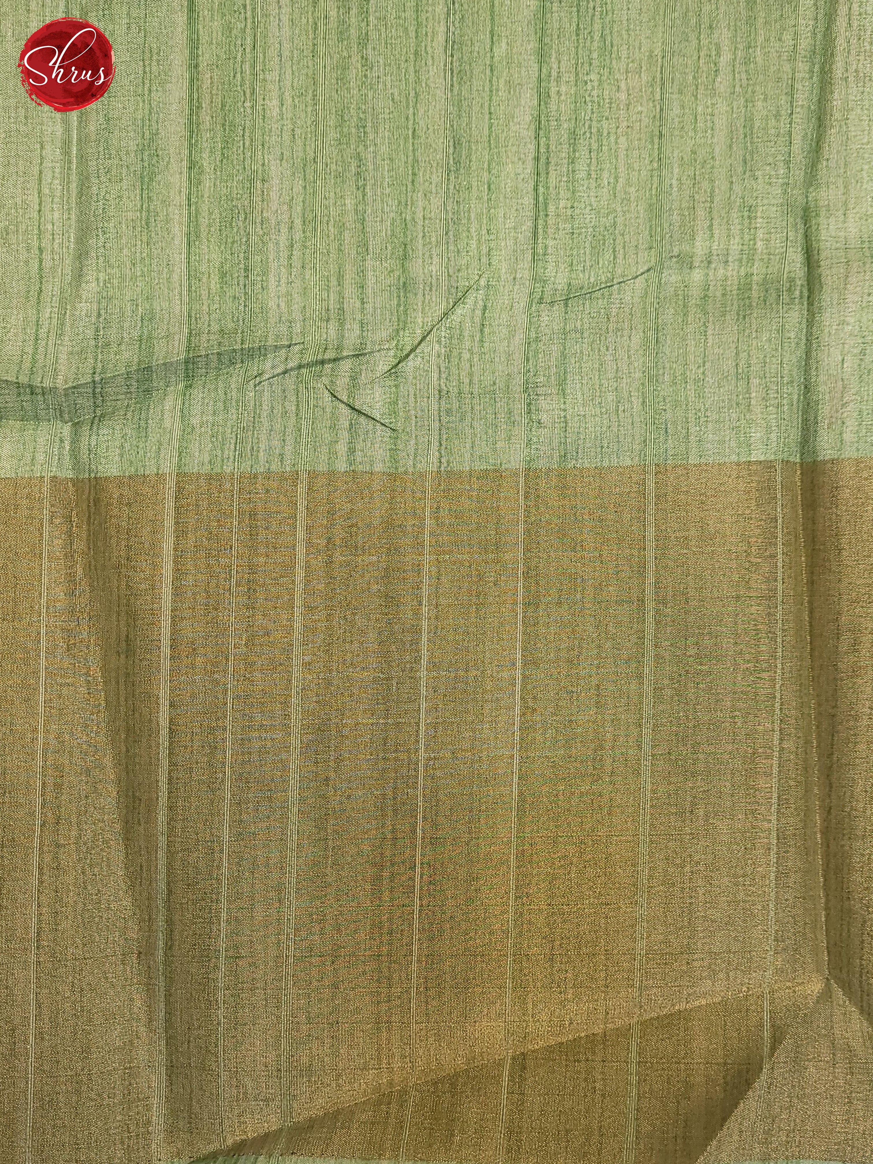 Grey & Green - Semi Tussar Saree - Shop on ShrusEternity.com