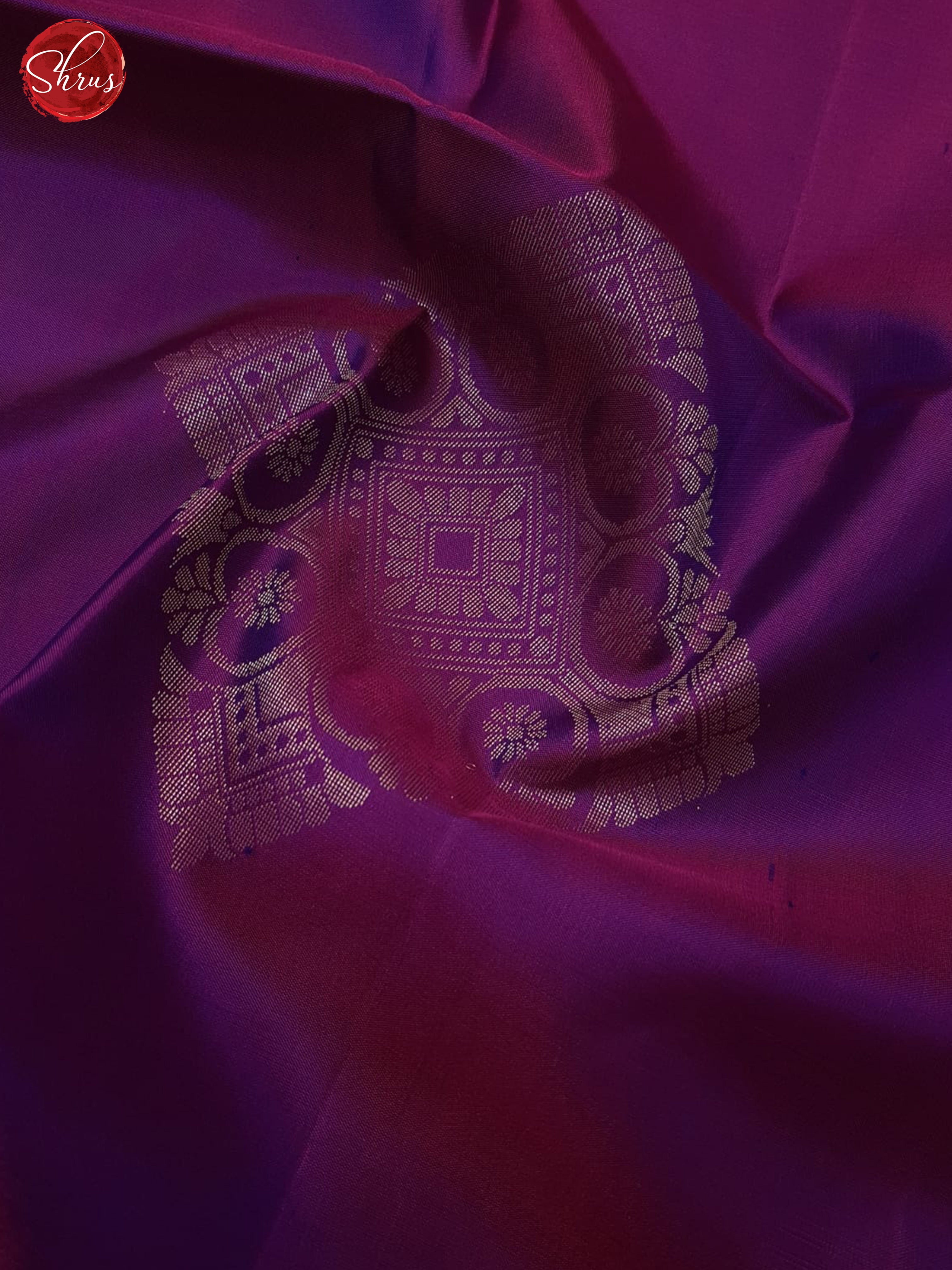 Pink & Blue - Soft Silk Saree - Shop on ShrusEternity.com