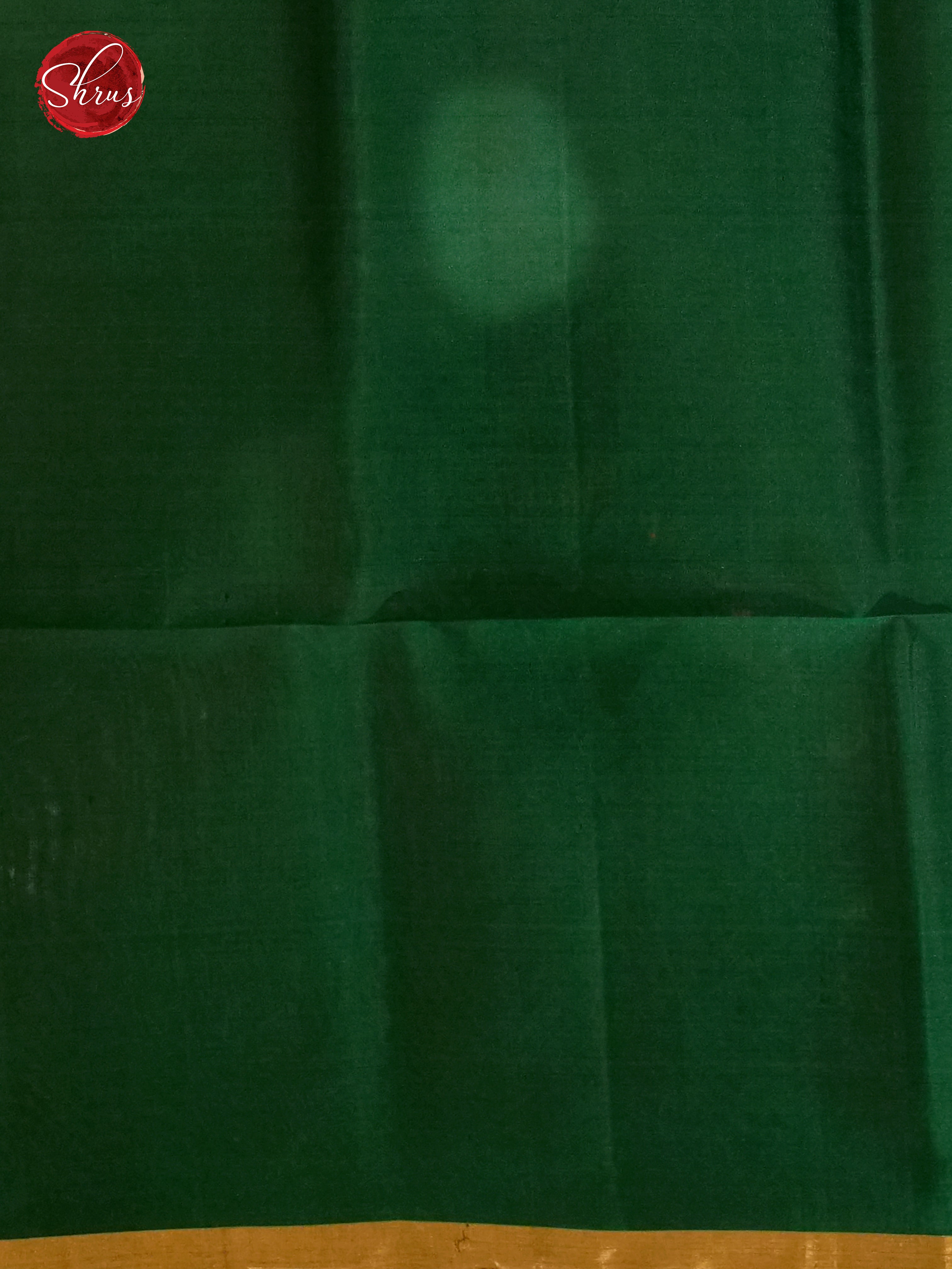 Red & Green  - Soft Silk Saree - Shop on ShrusEternity.com