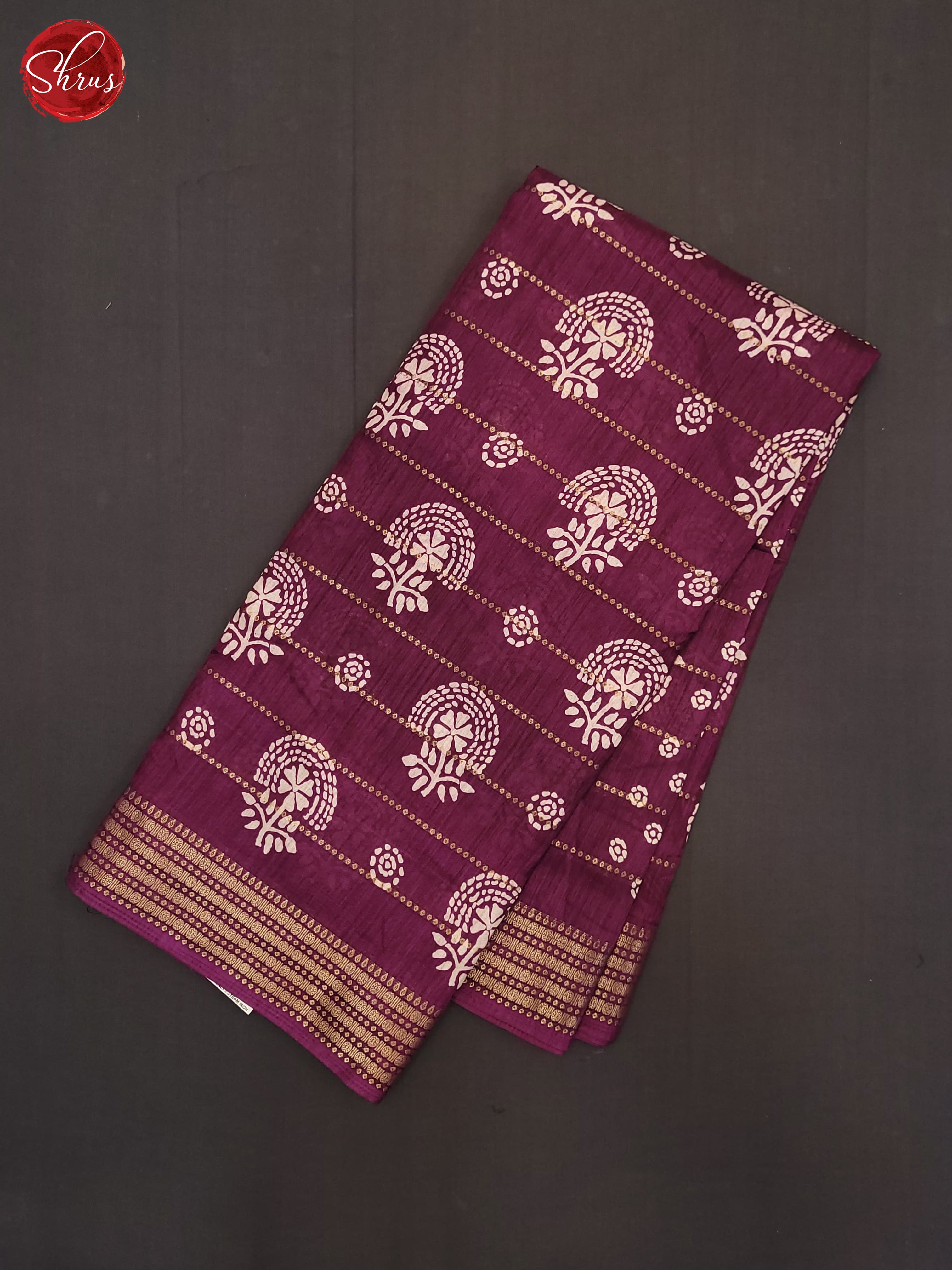 BJS16954 - Semi Crepe Saree - Shop on ShrusEternity.com