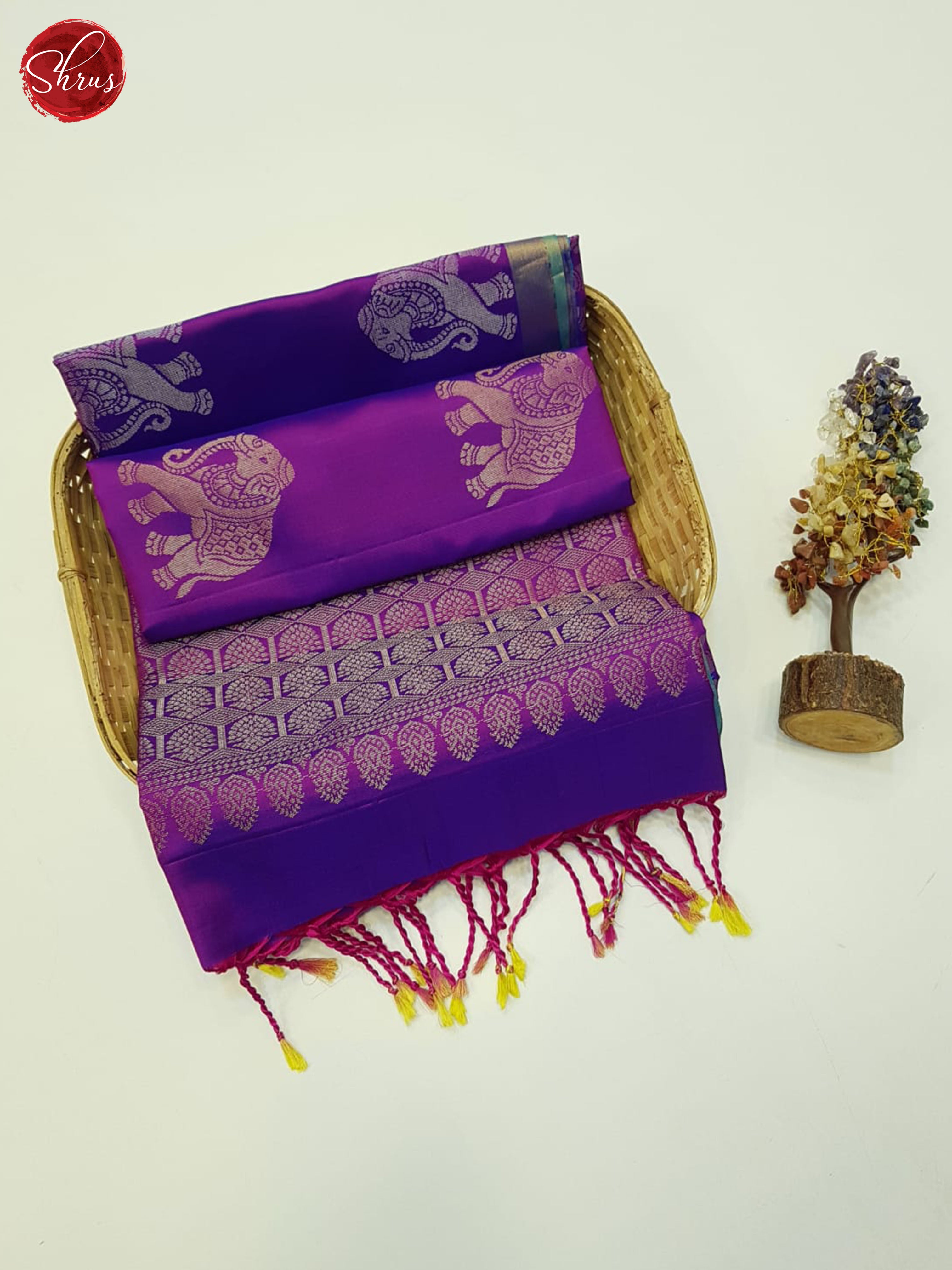 BJS16962 - Soft Silk Saree - Shop on ShrusEternity.com