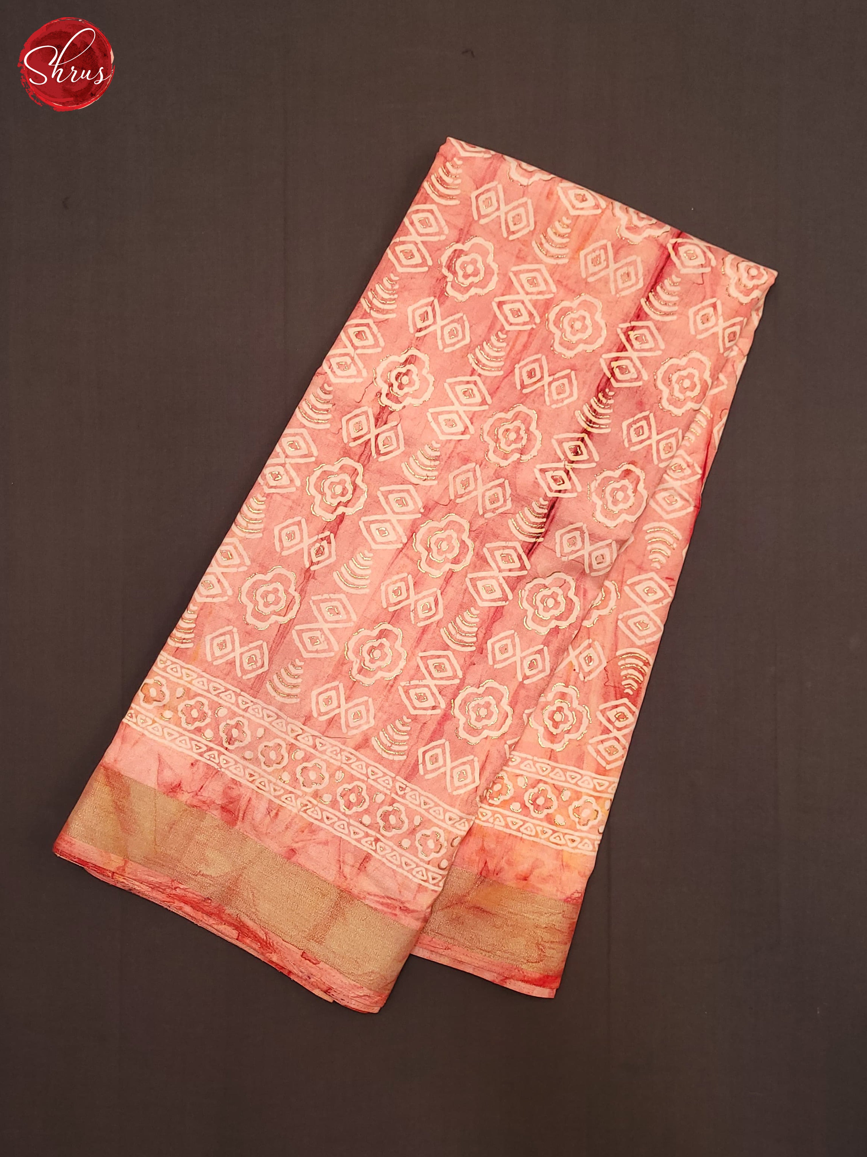 Light Pink(Single Tone) - Semi Crepe Saree - Shop on ShrusEternity.com