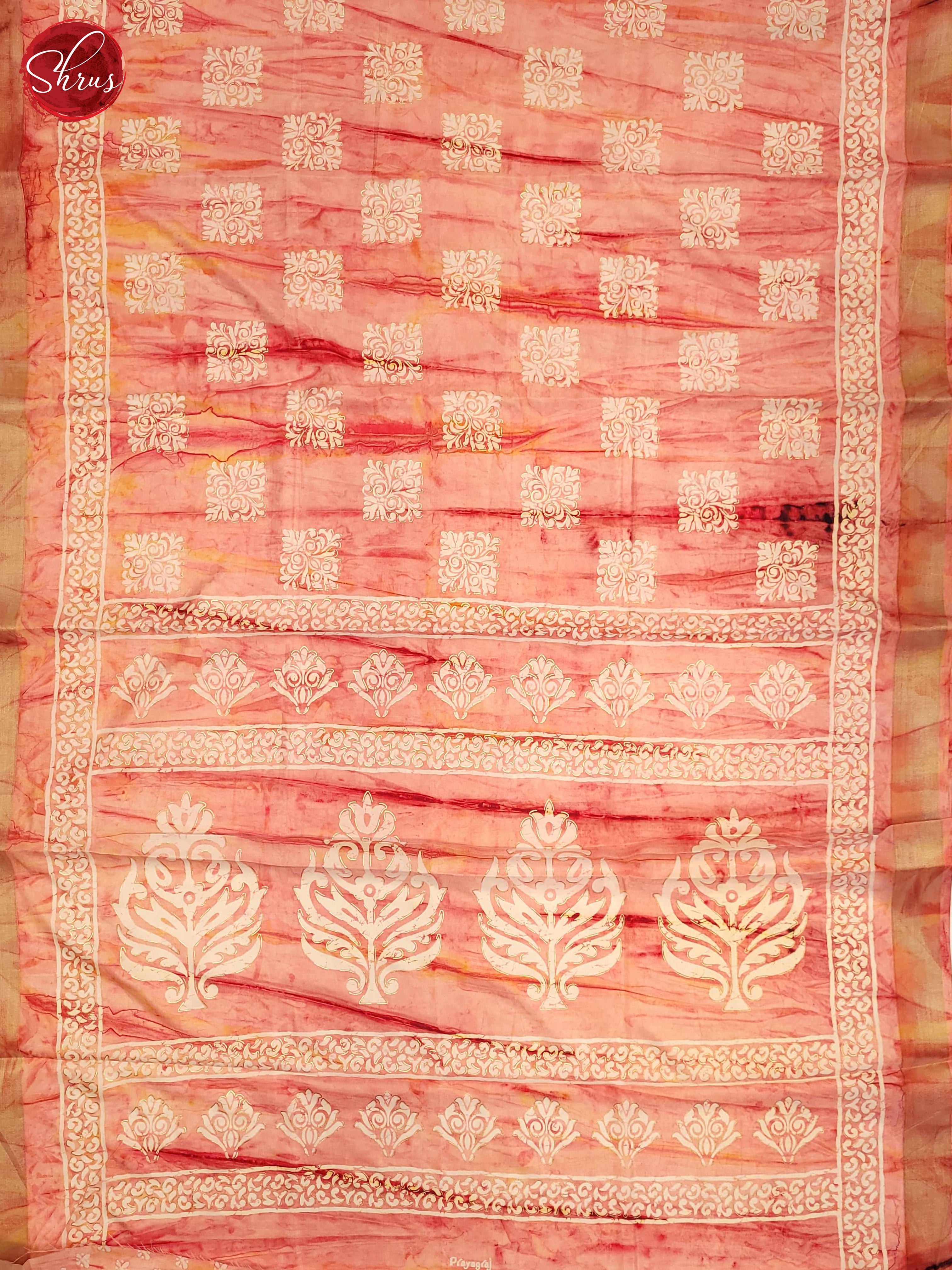 Pink(SIngle Tone)- Semi Crepe Saree - Shop on ShrusEternity.com