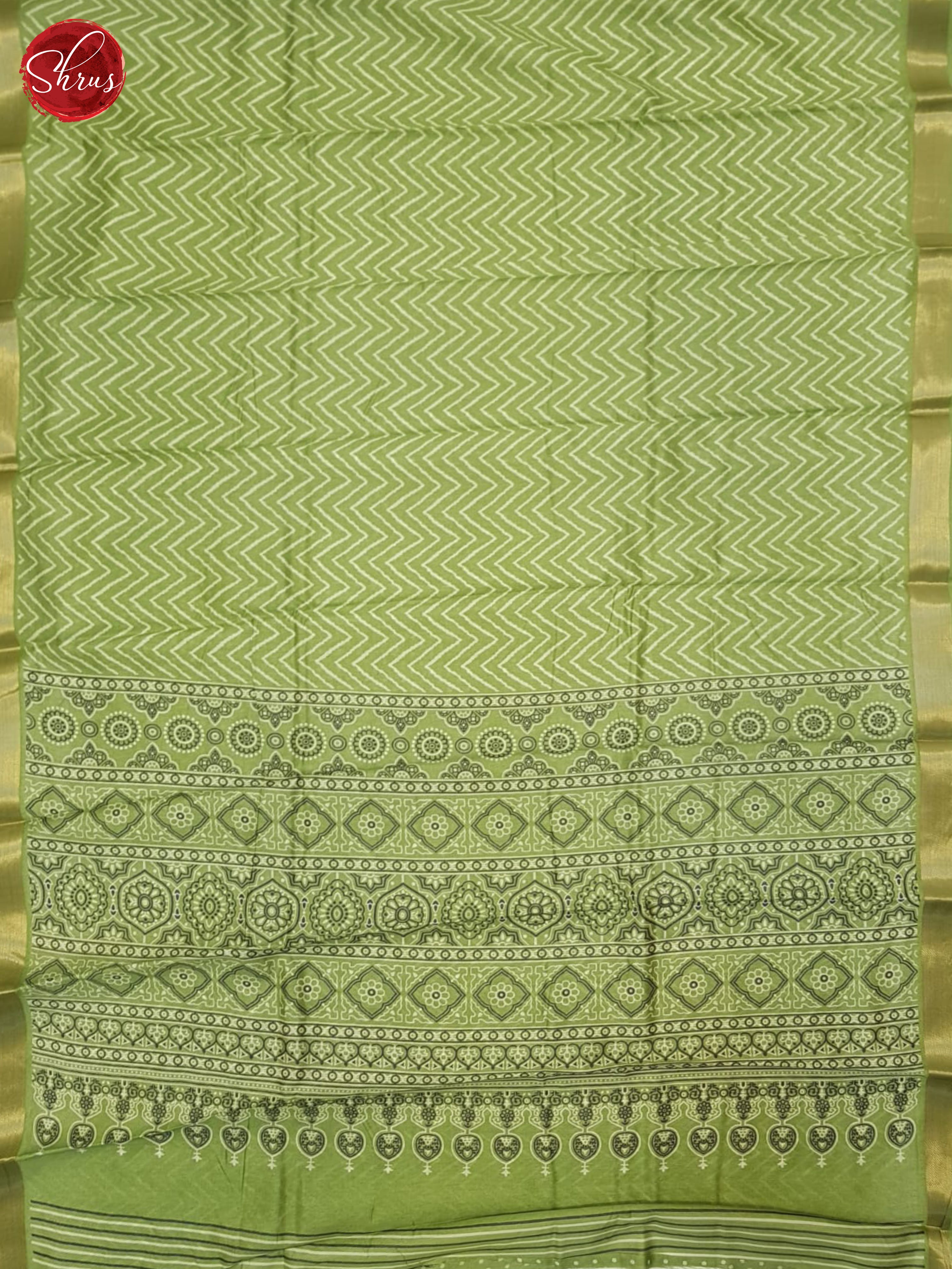 Green(Single Tone) - Semi Matka Cotton Saree - Shop on ShrusEternity.com