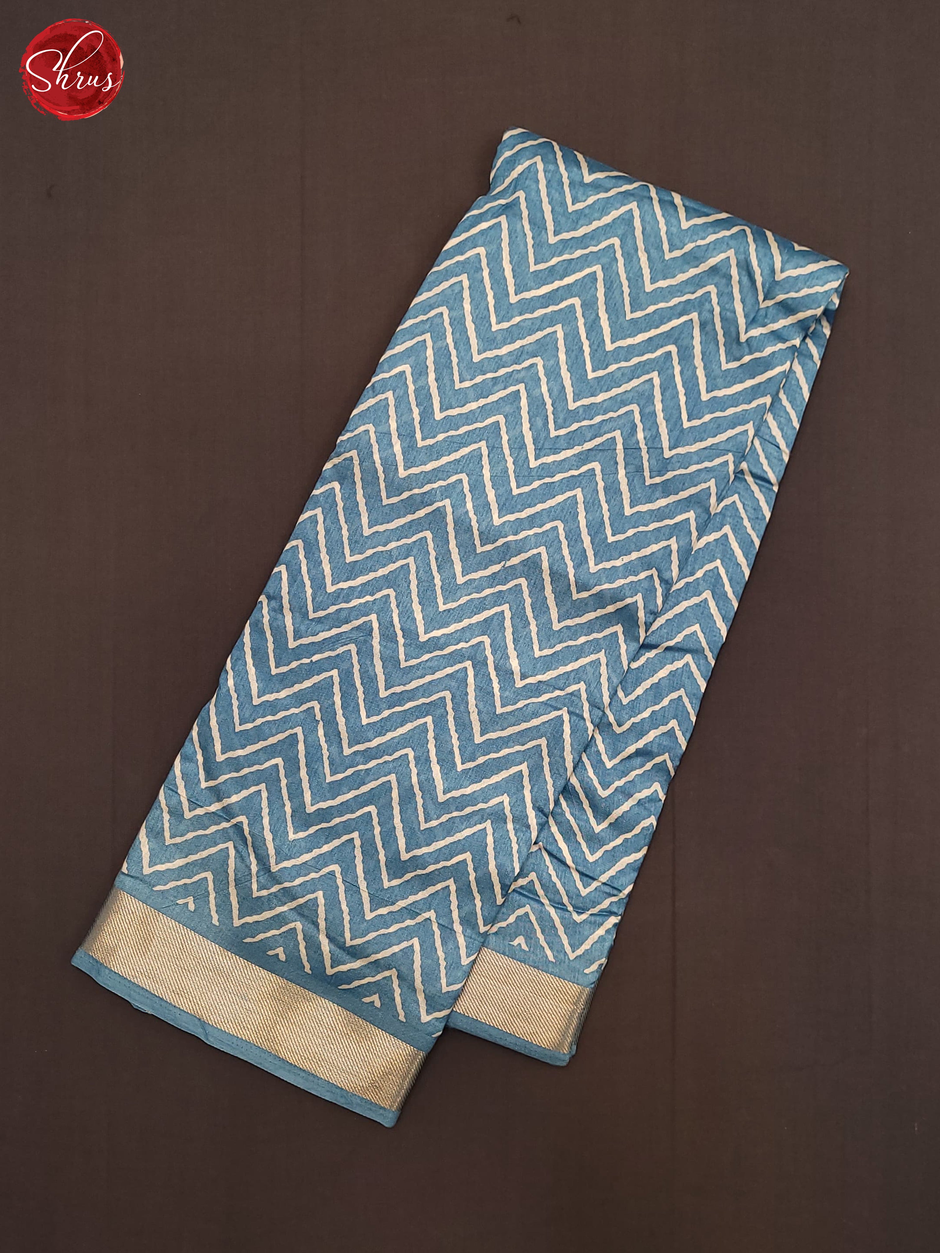 Blue(Single Tone) - Matka Cotton Saree - Shop on ShrusEternity.com