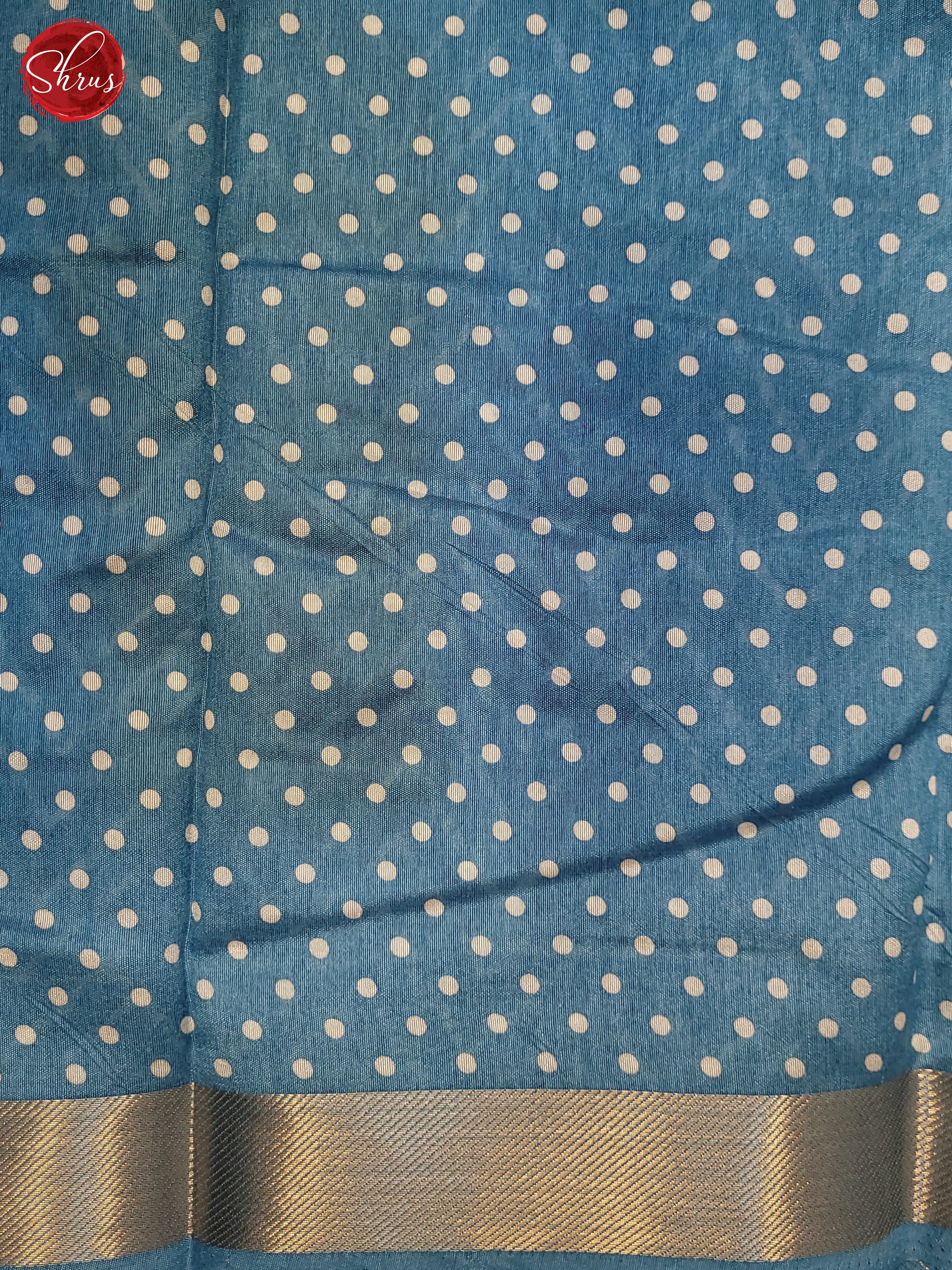 Blue(Single Tone) - Matka Cotton Saree - Shop on ShrusEternity.com