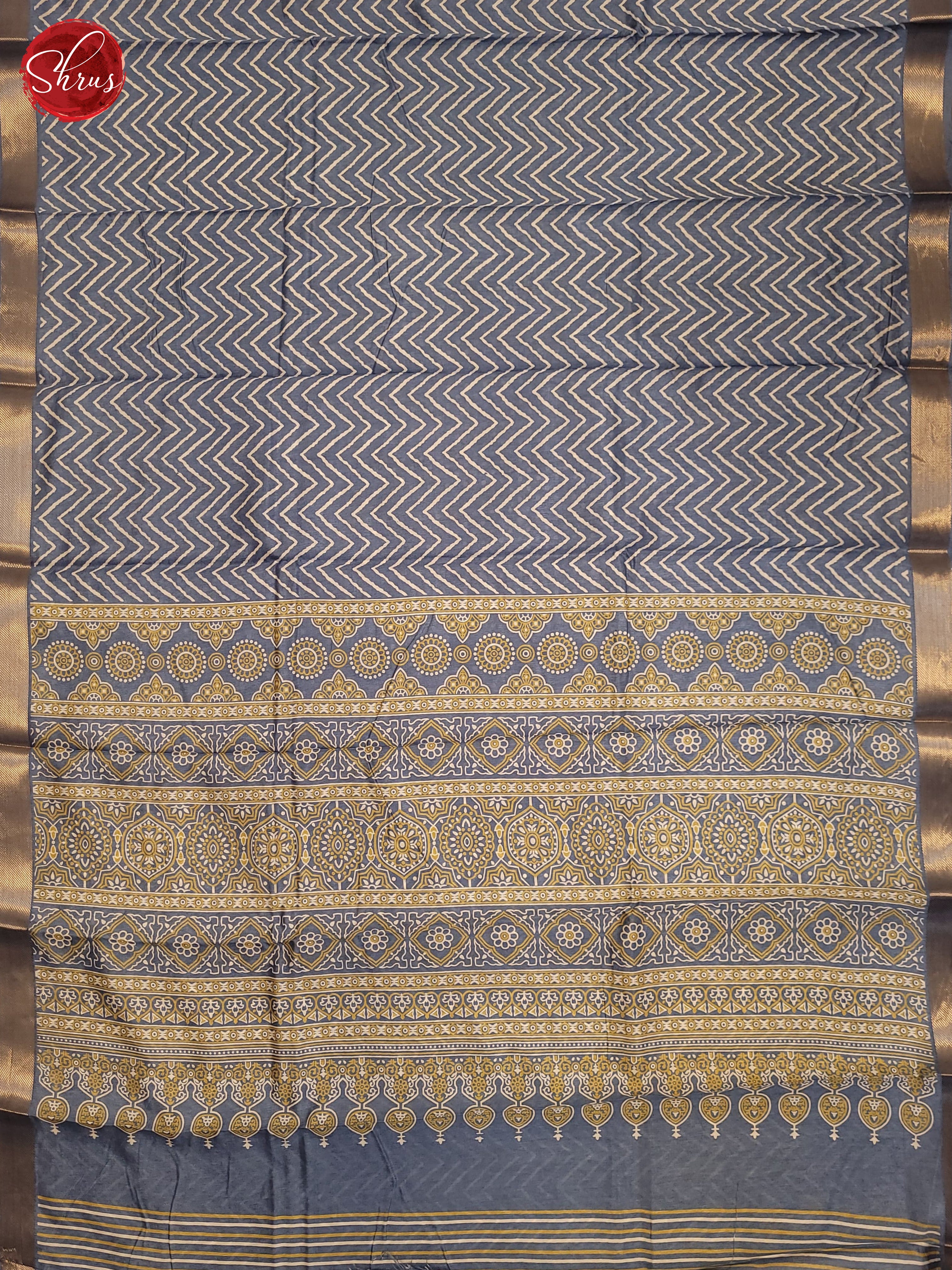 Blue(Single Tone) - Matka Cotton Saree - Shop on ShrusEternity.com