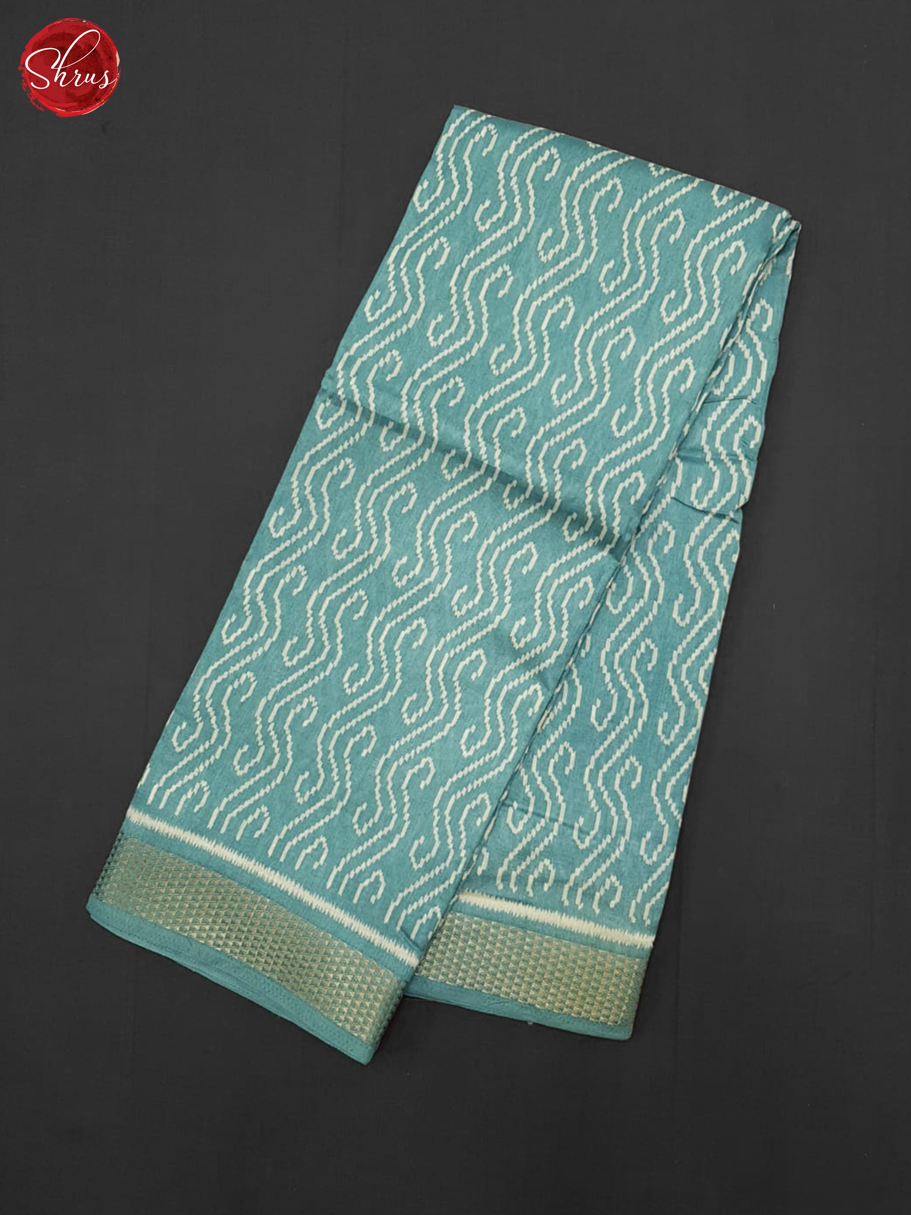 Blue(Single Tone)  - Semi Matka Cotton Saree - Shop on ShrusEternity.com