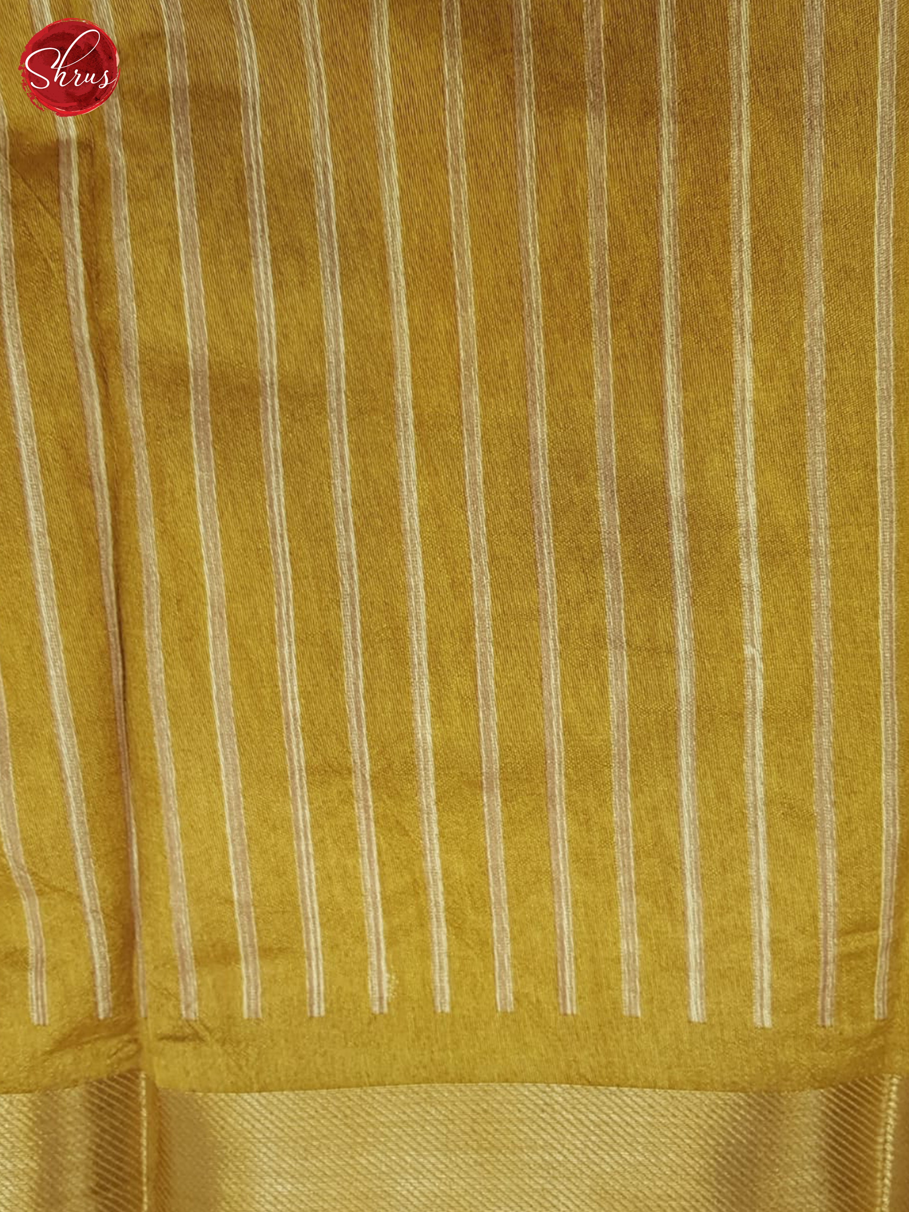 Mustard(Single Tone)  - Semi Matka Cotton Saree - Shop on ShrusEternity.com