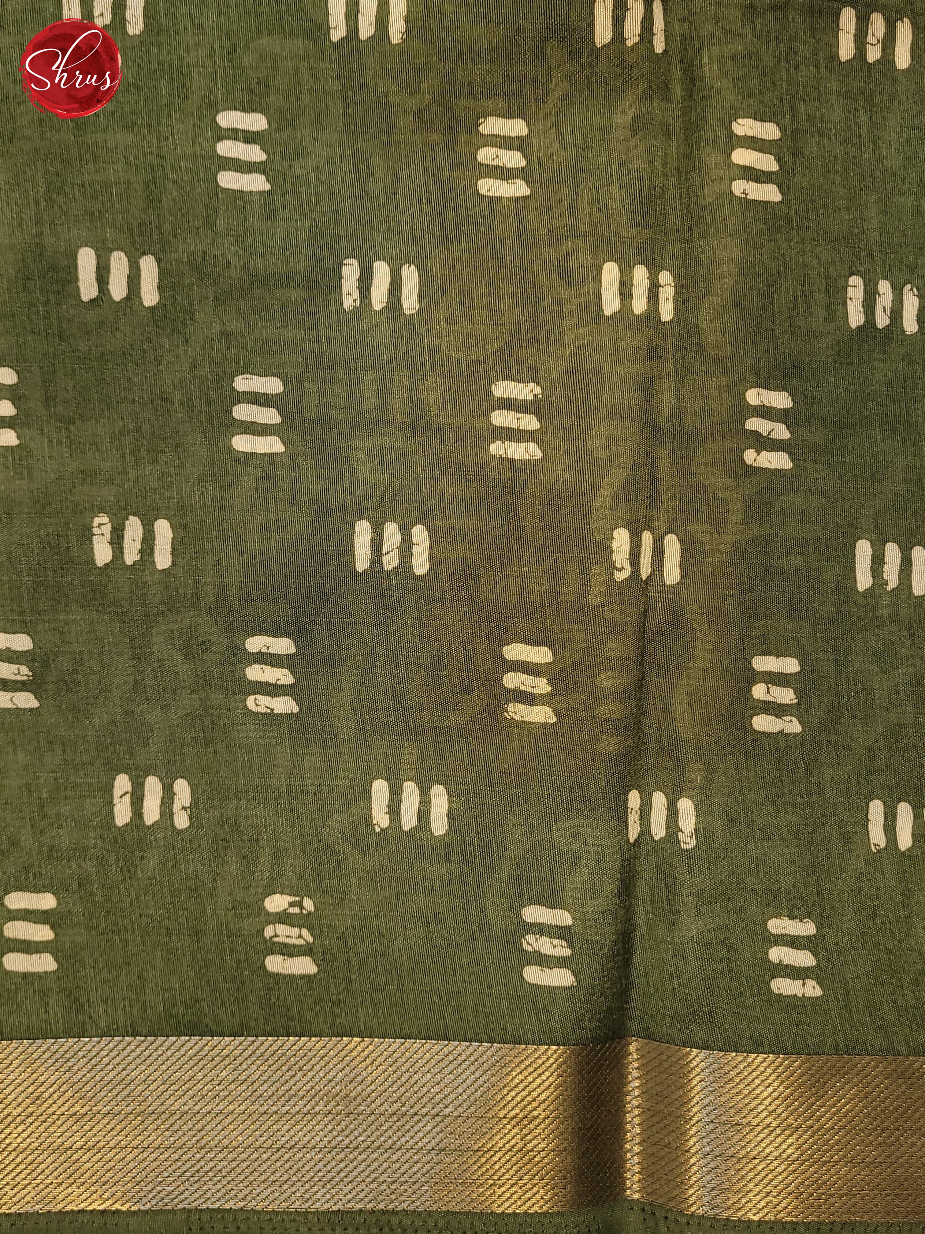 Green(SIngle tone)- Matka Cotton Saree - Shop on ShrusEternity.com