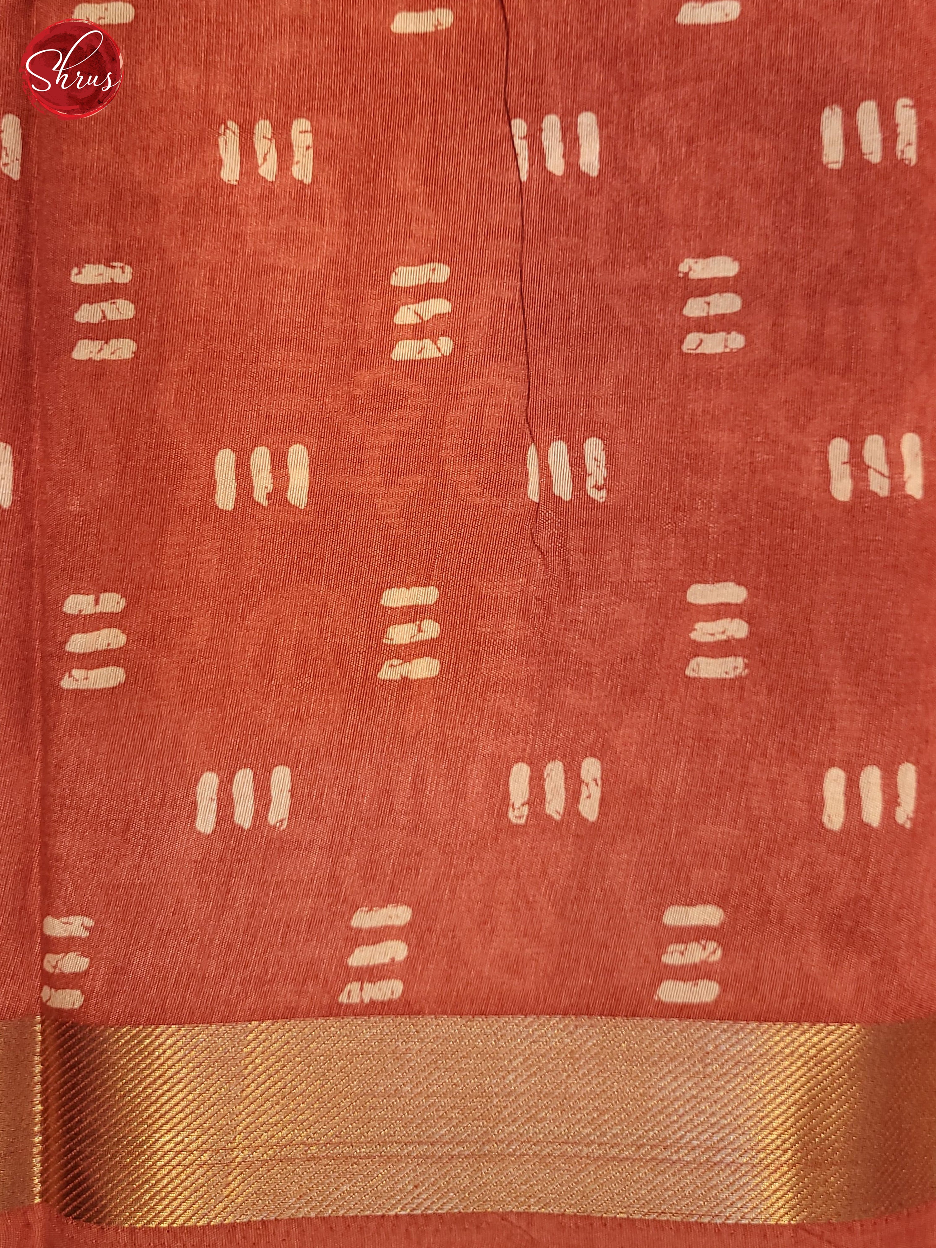 Peach(Single Tone) - Matka Cotton Saree - Shop on ShrusEternity.com