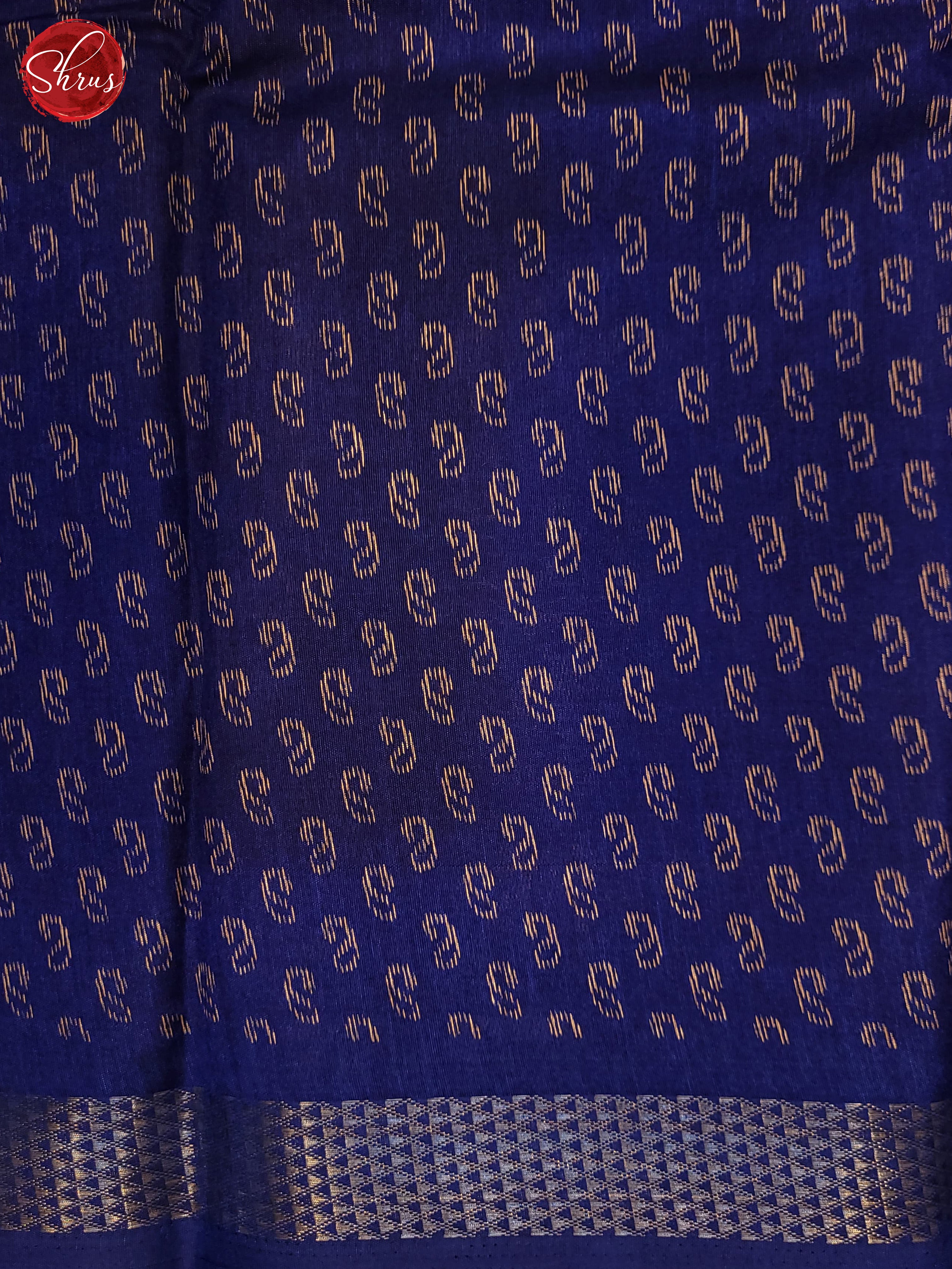 Blue (Single Tone) - Semi Matka Cotton Saree - Shop on ShrusEternity.com