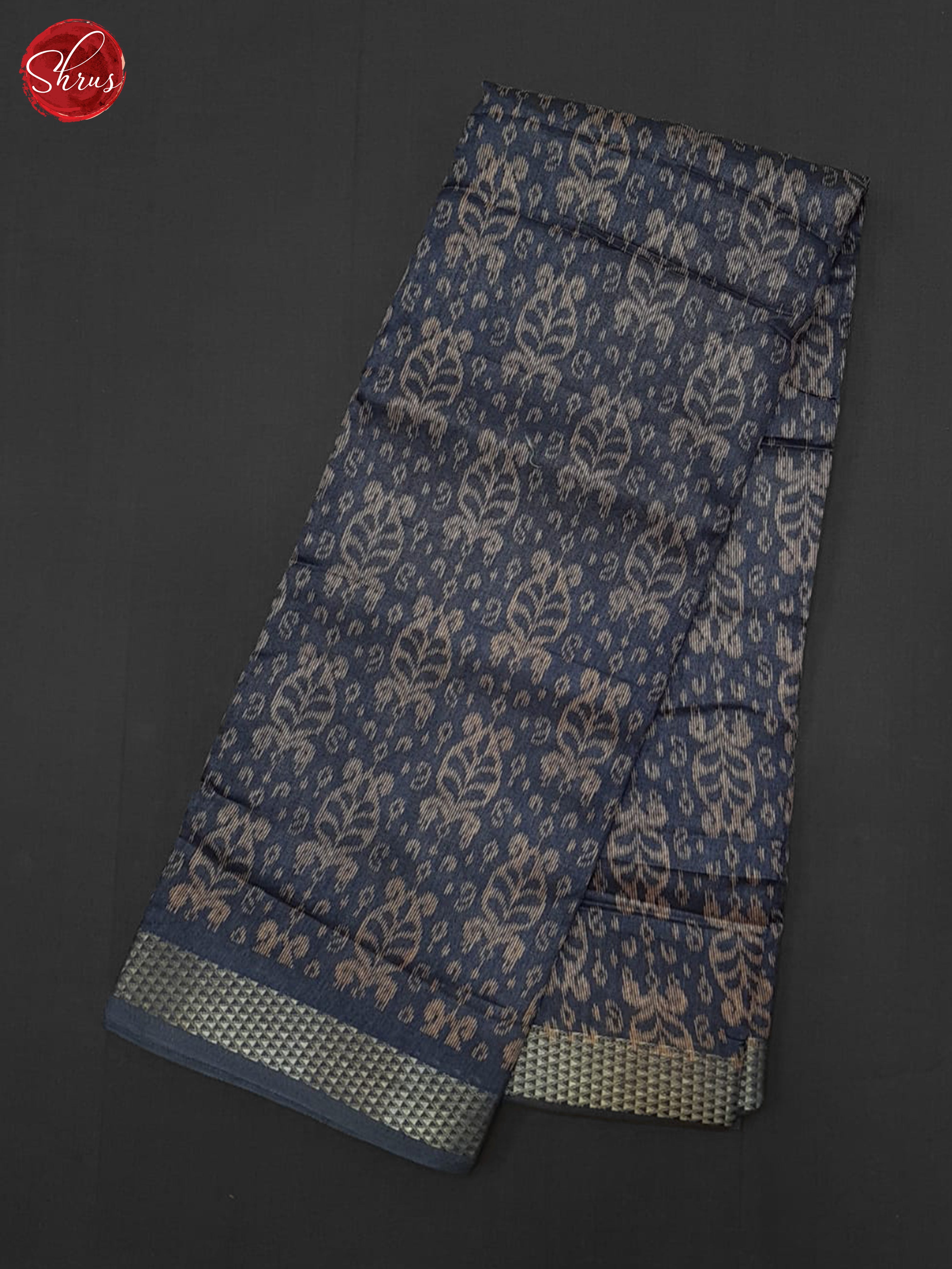 Blue(Single Tone)- Semi Matka Cotton Saree - Shop on ShrusEternity.com