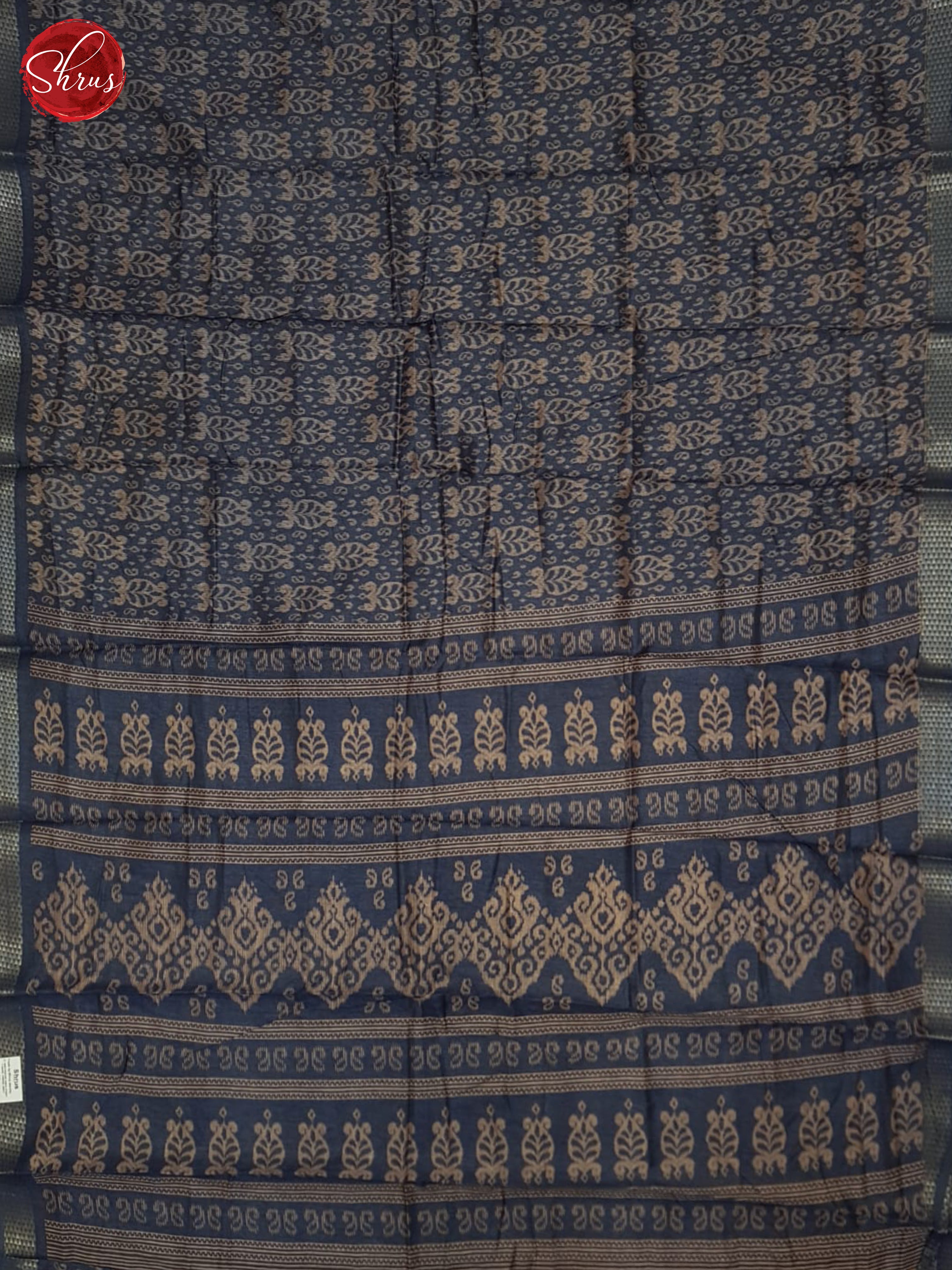 Blue(Single Tone)- Semi Matka Cotton Saree - Shop on ShrusEternity.com