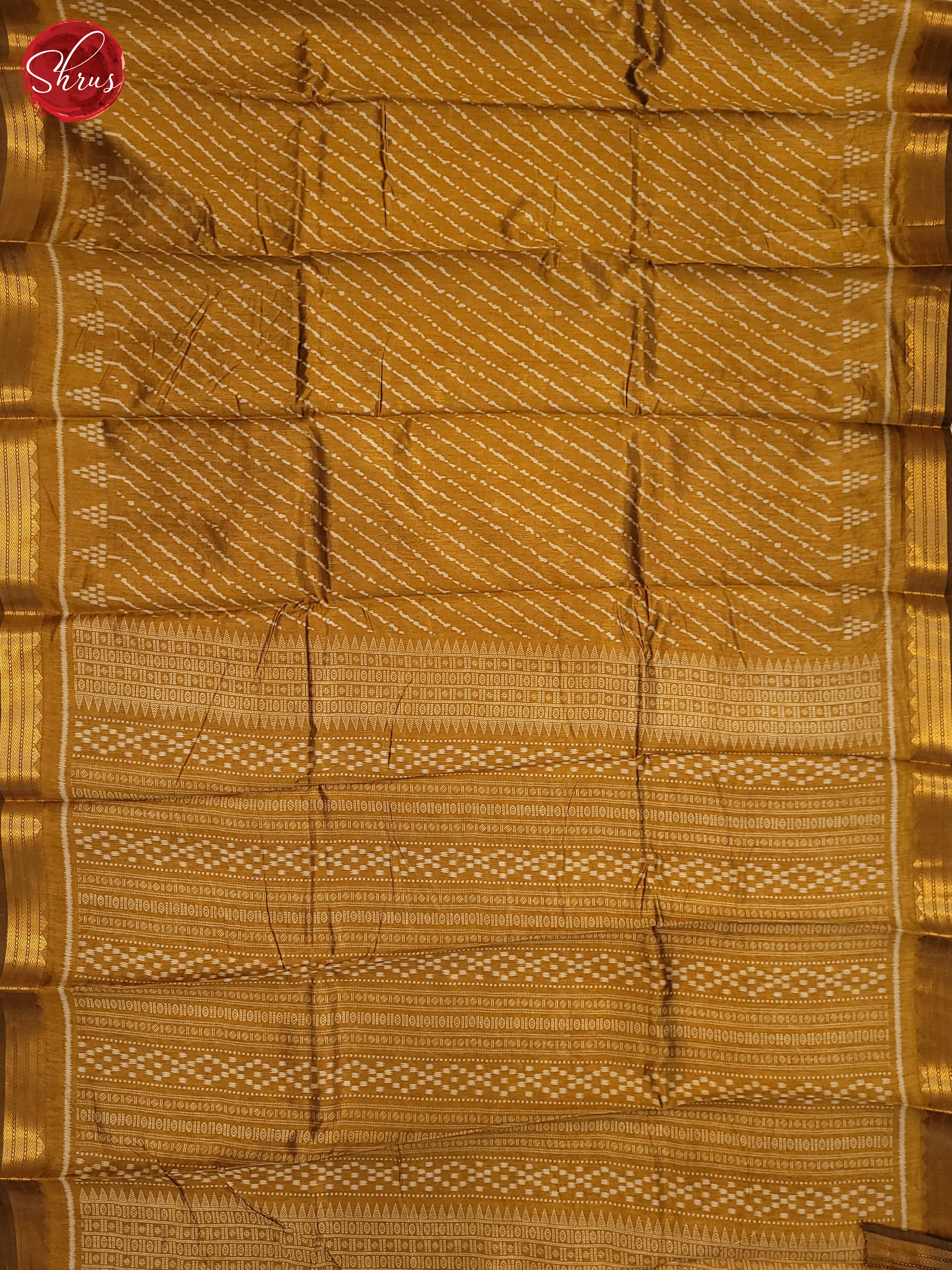 Honey(Single Tone) - Semi Matka Cotton Saree - Shop on ShrusEternity.com