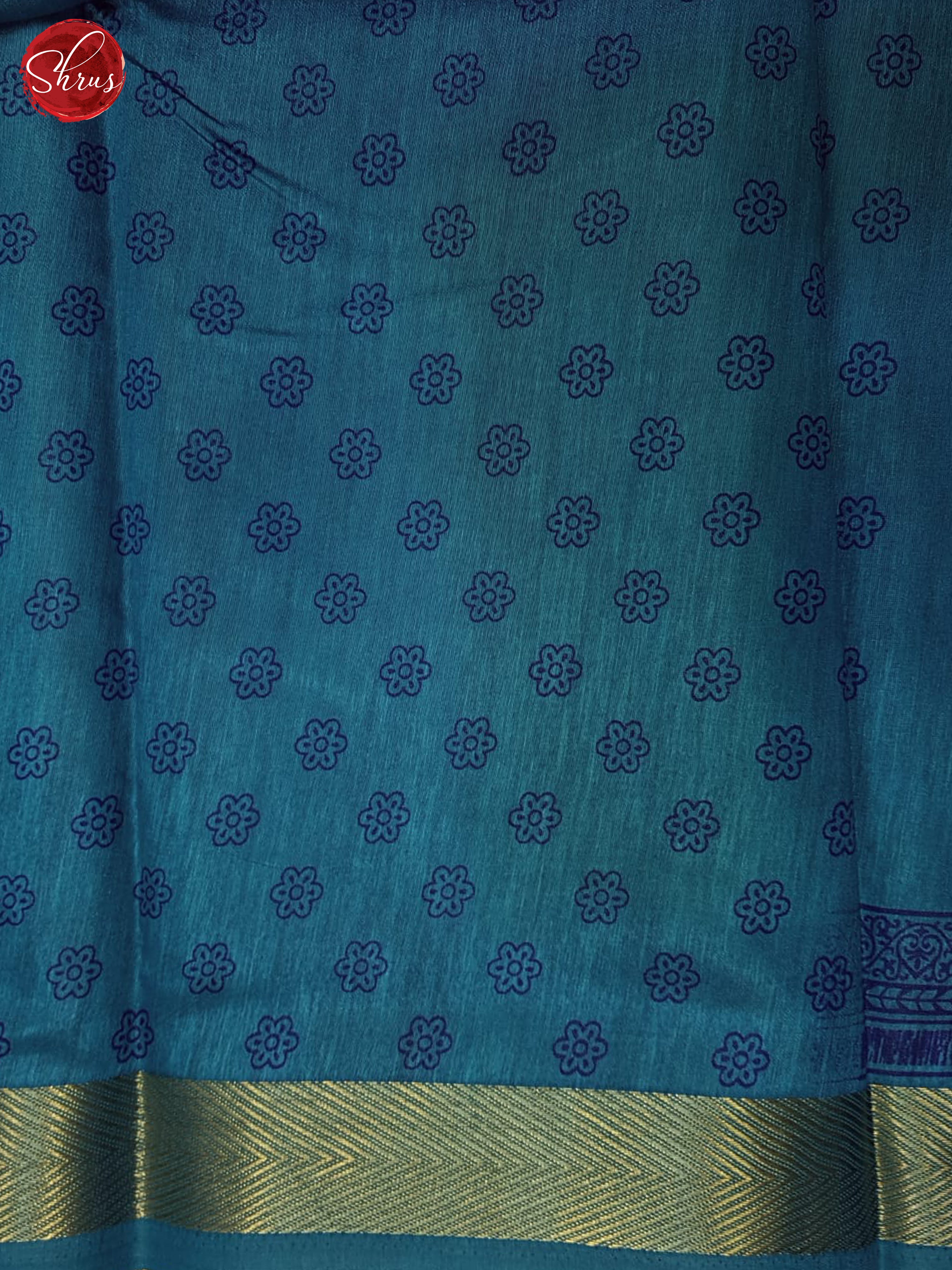 Blue(Single tone) - Semi Matka Cotton Saree - Shop on ShrusEternity.com