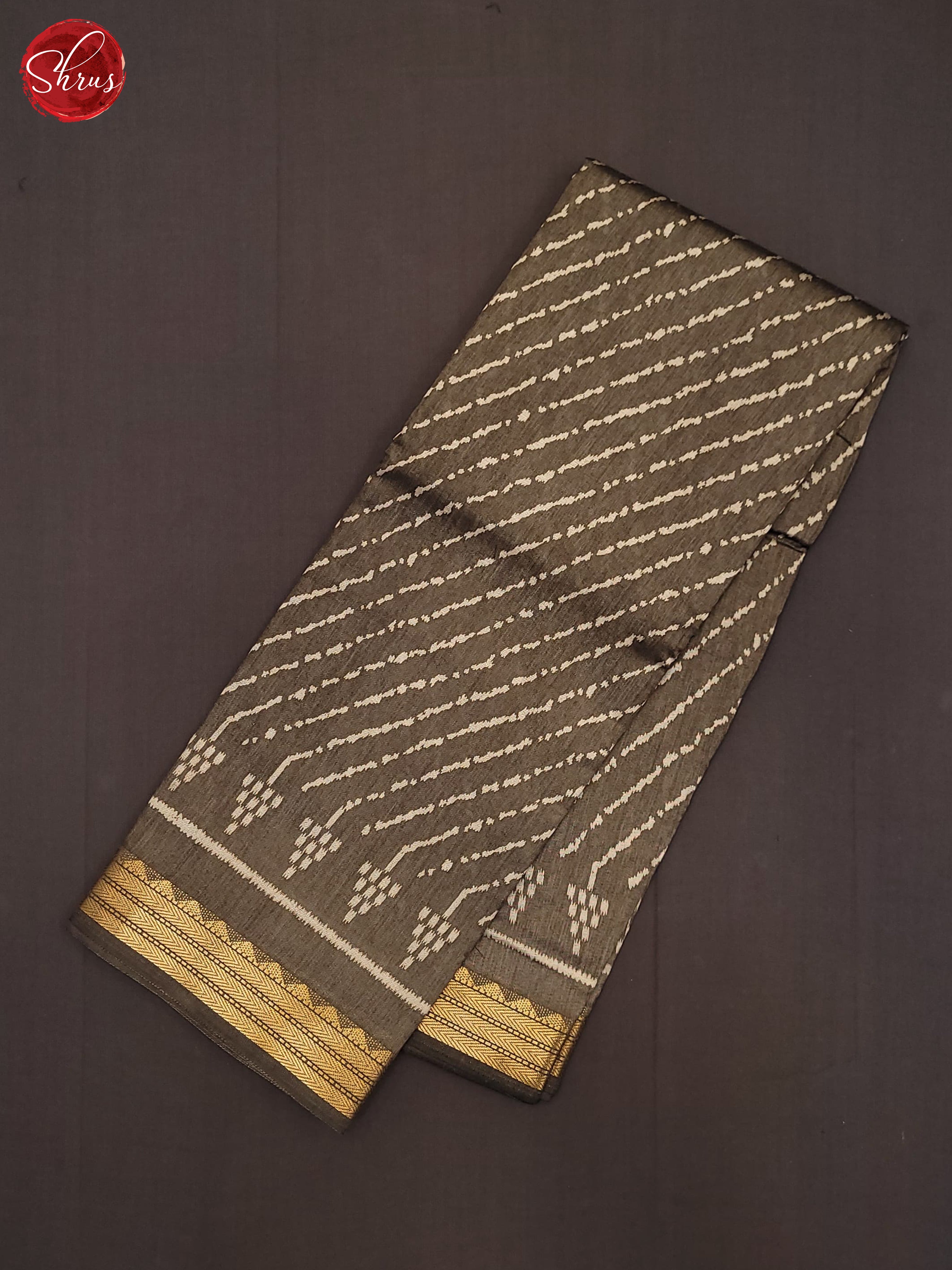 Grey(Single Tone) - Semi Matka Cotton Saree - Shop on ShrusEternity.com