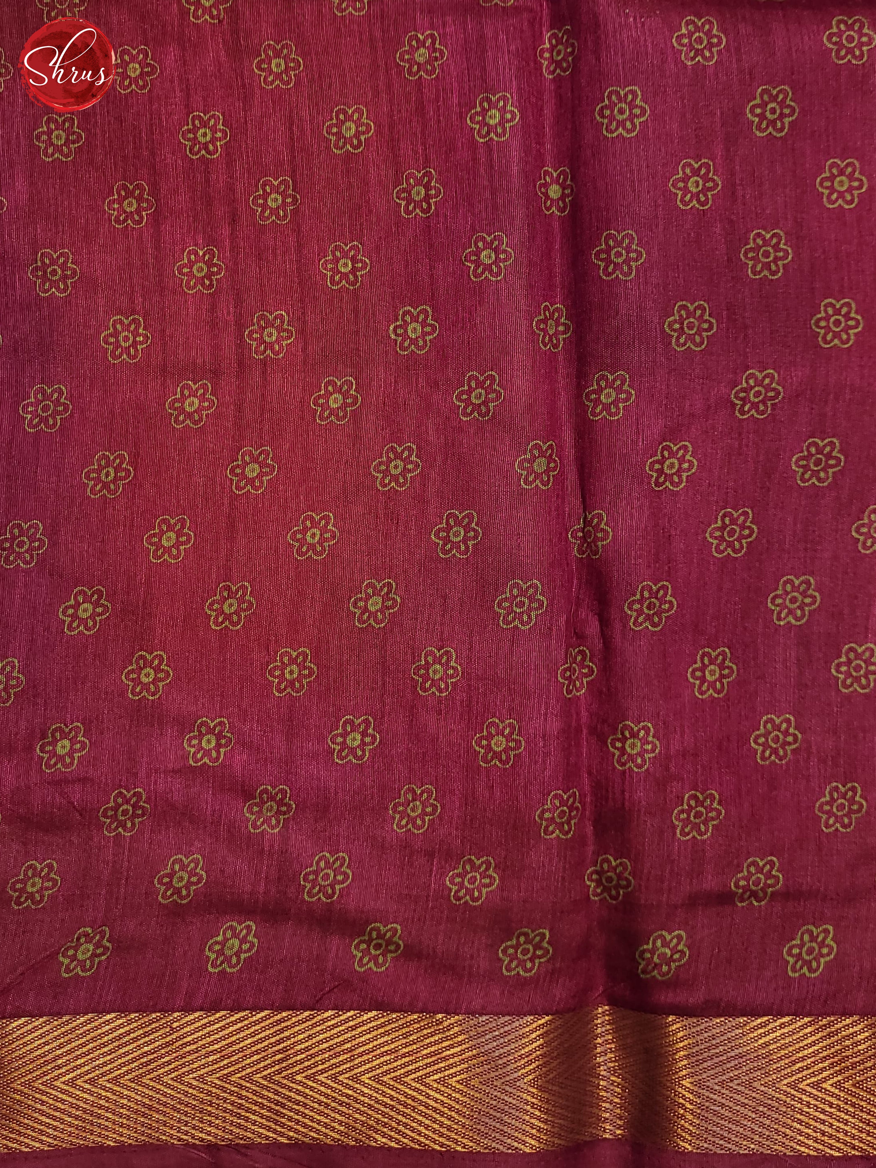 Pink(Single Tone) - Semi Matka Cotton Saree - Shop on ShrusEternity.com