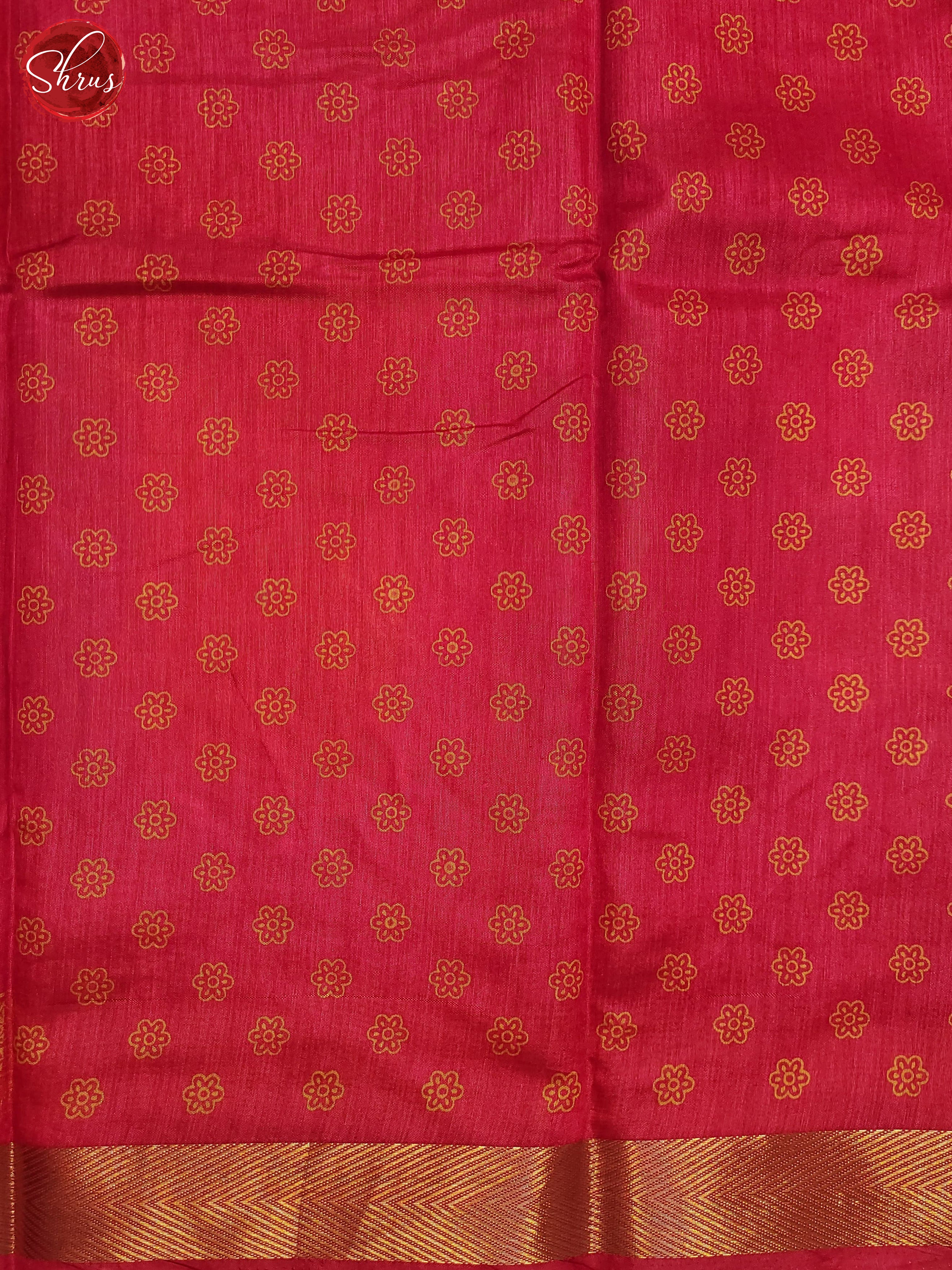 Pink(Single Tone) - Matka Cotton Saree - Shop on ShrusEternity.com