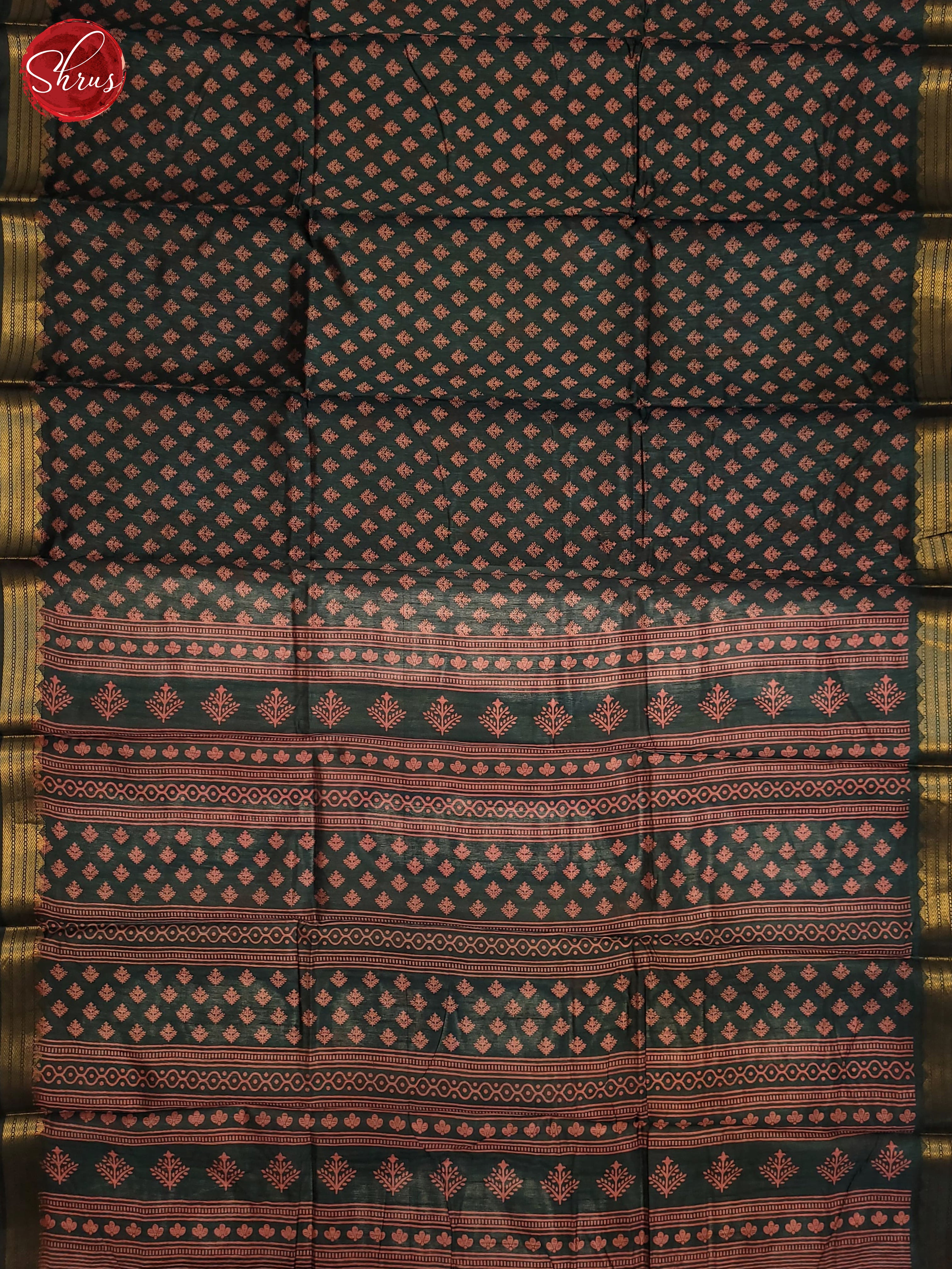 Green(Single Tone) - Semi Matka Cotton Saree - Shop on ShrusEternity.com