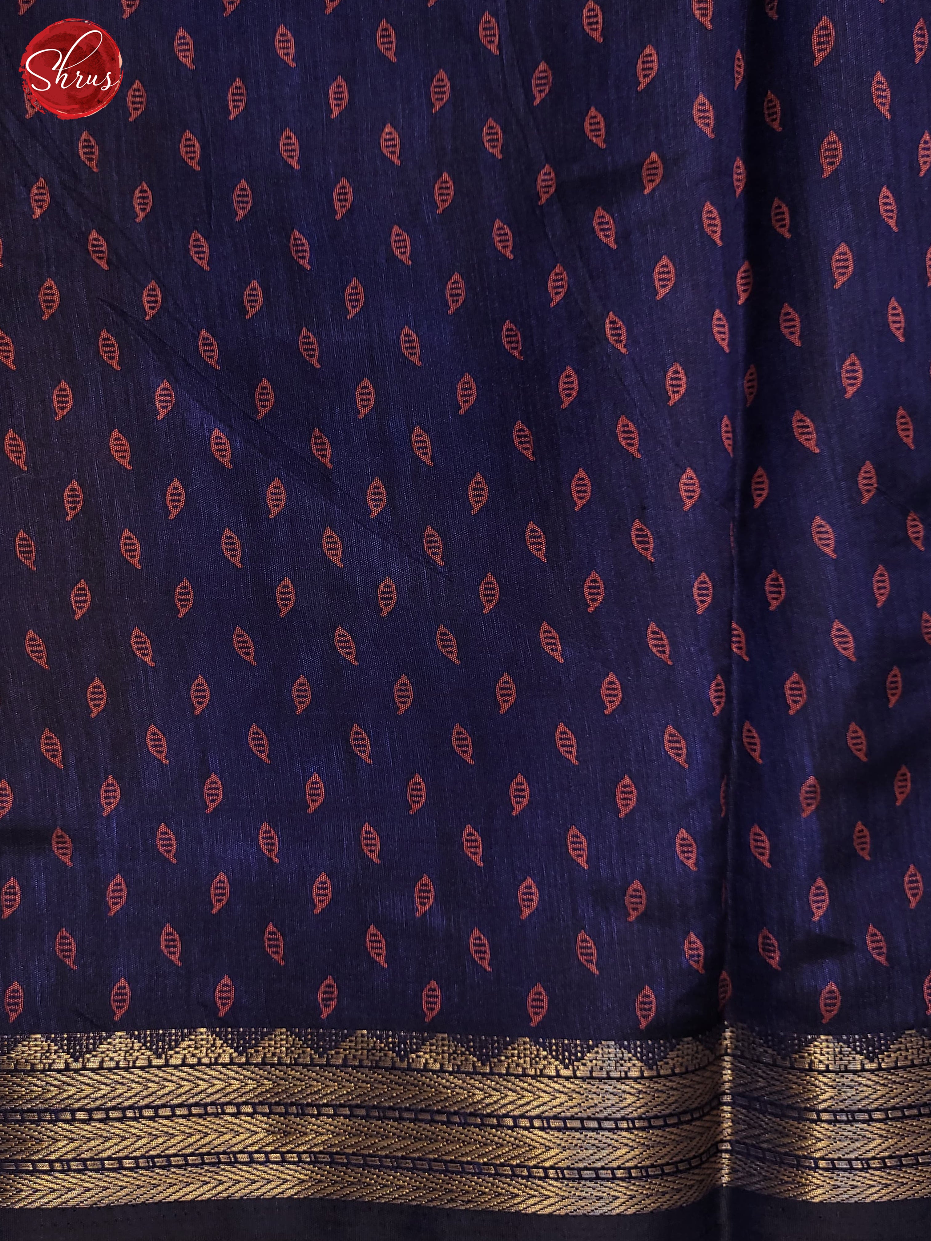 Blue & Pink -Semi  Matka Cotton Saree - Shop on ShrusEternity.com