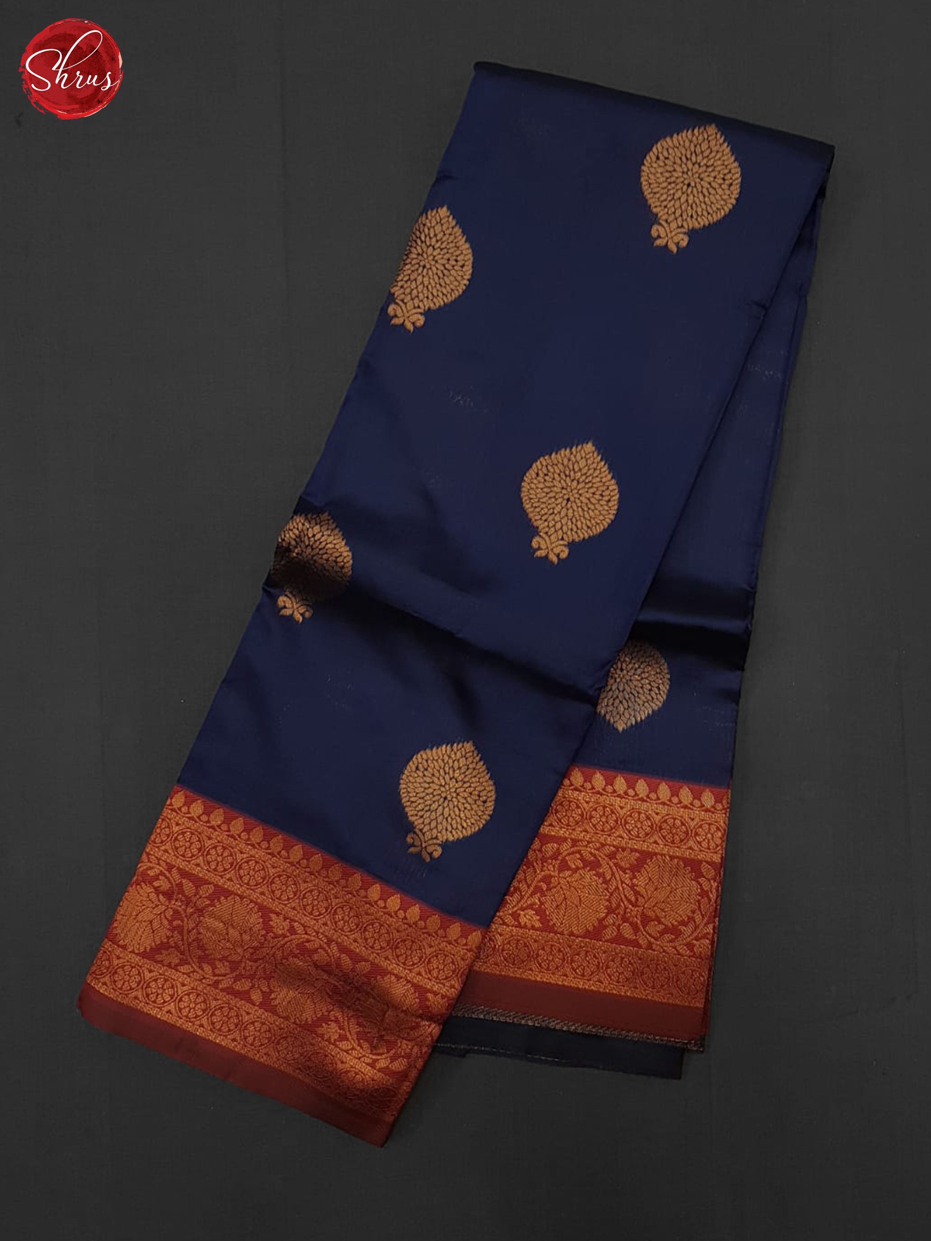 Blue And Araku Maroon- Semi Soft Silk Saree - Shop on ShrusEternity.com