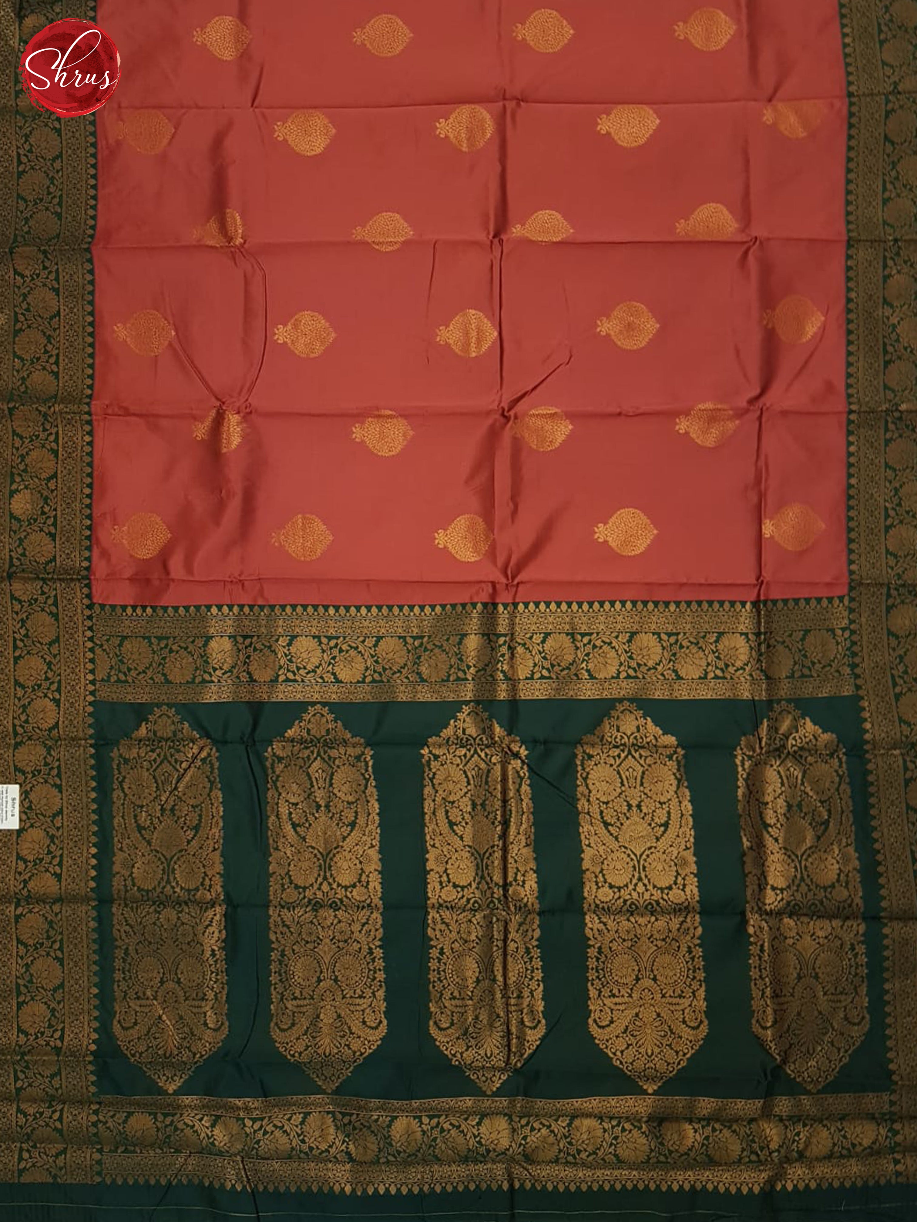 Pink And Green- semi Soft Silk Saree - Shop on ShrusEternity.com