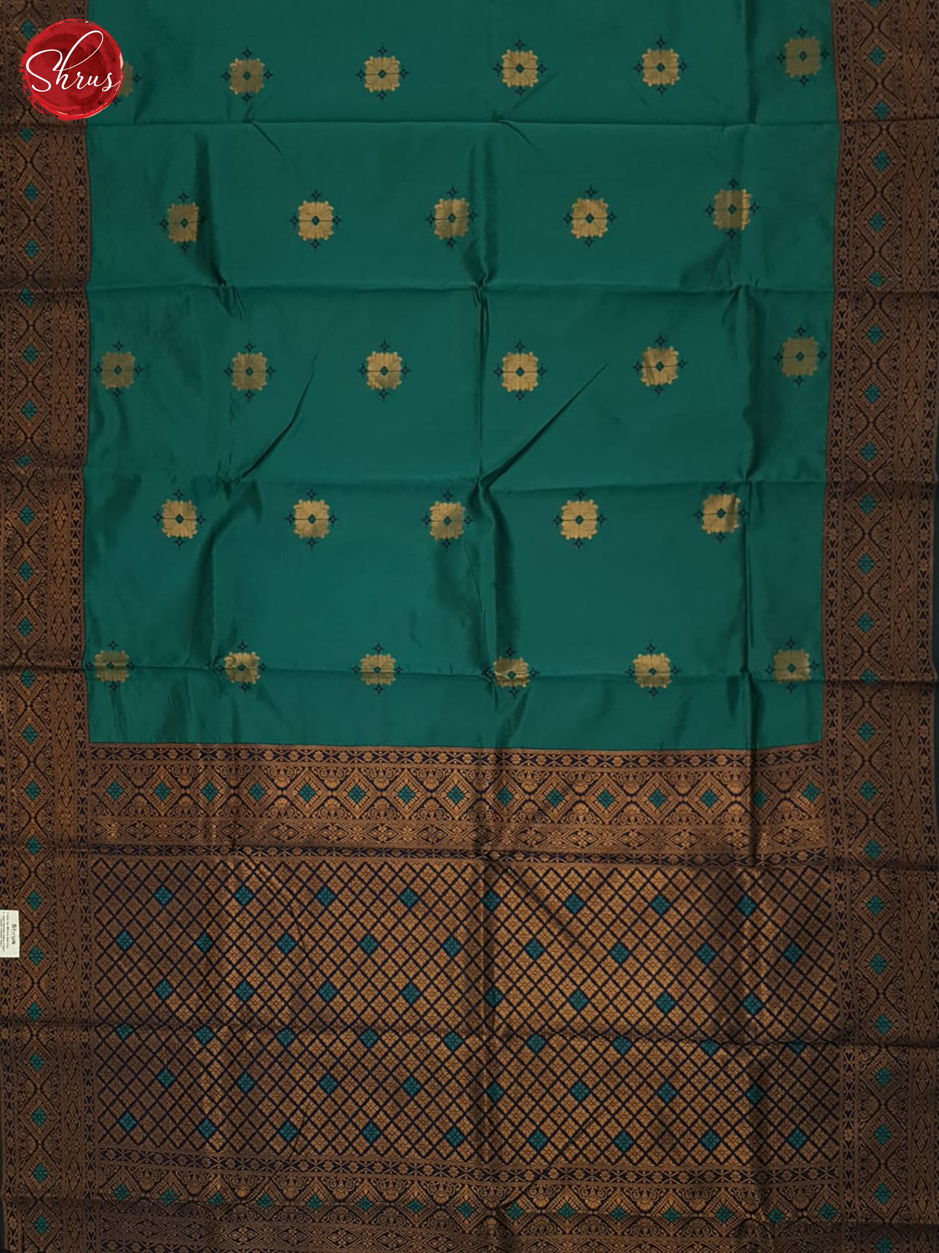 Green And Blue - Semi Soft Silk Saree - Shop on ShrusEternity.com