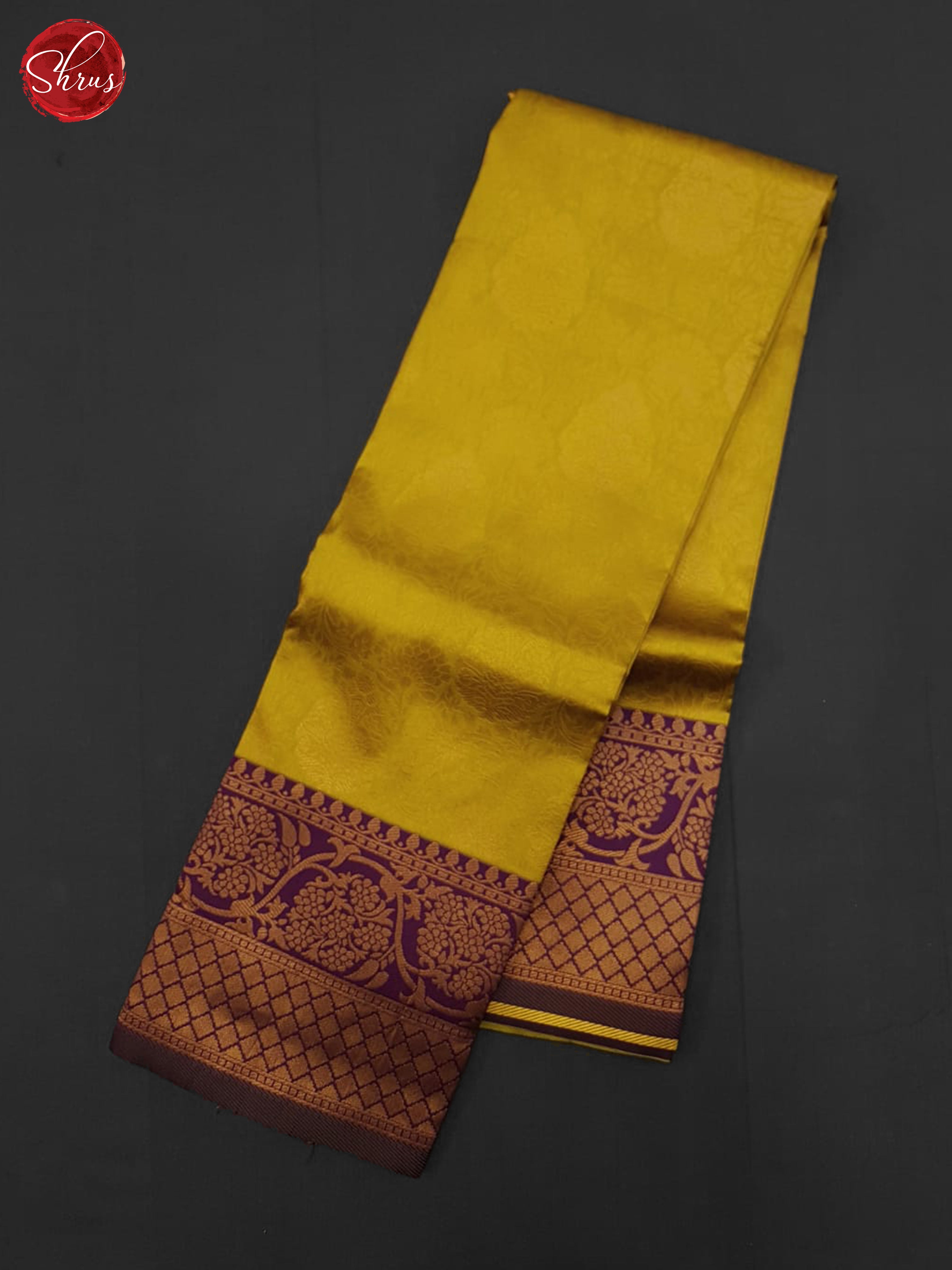 Mustard And Wine- Semi Soft silk saree - Shop on ShrusEternity.com