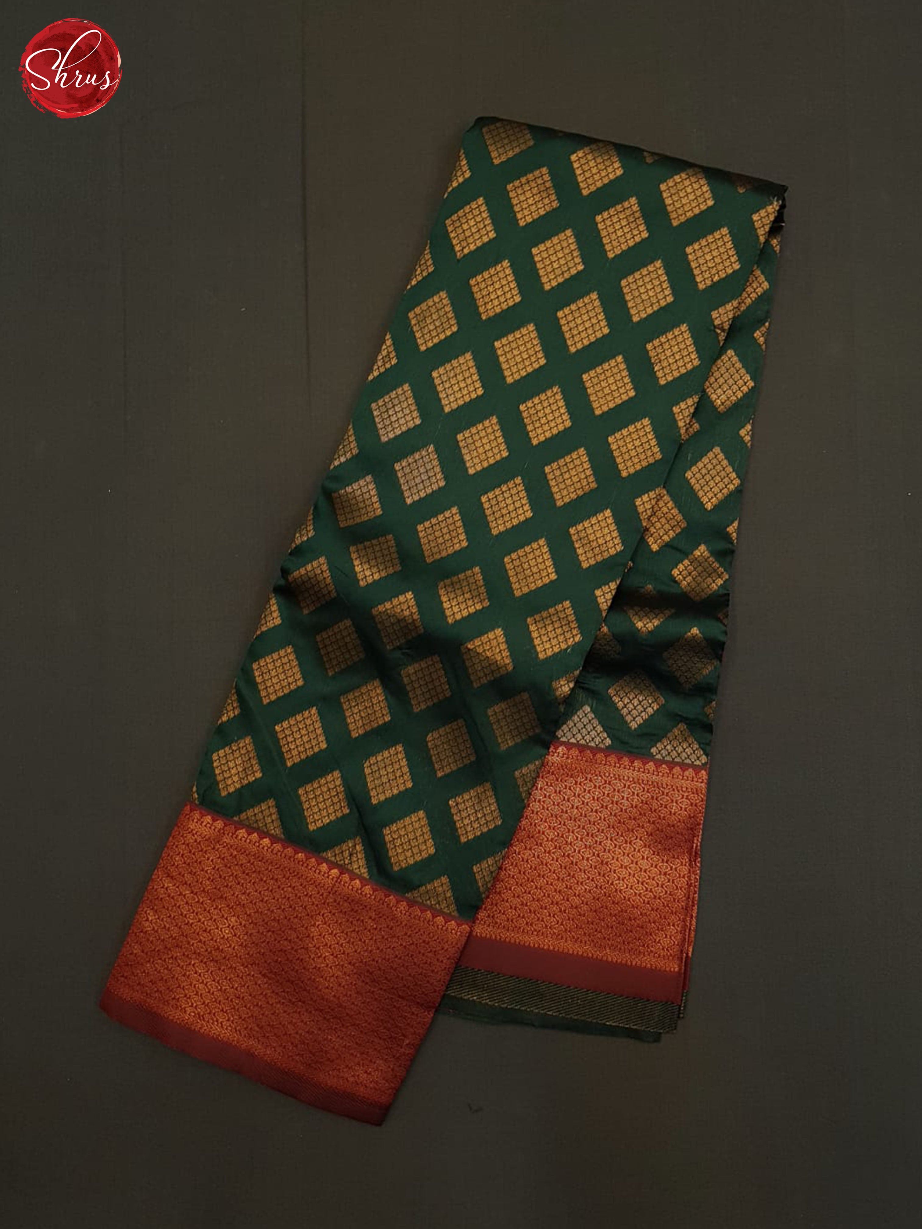 Green And Arraku Maroon-Semi soft silk saree - Shop on ShrusEternity.com