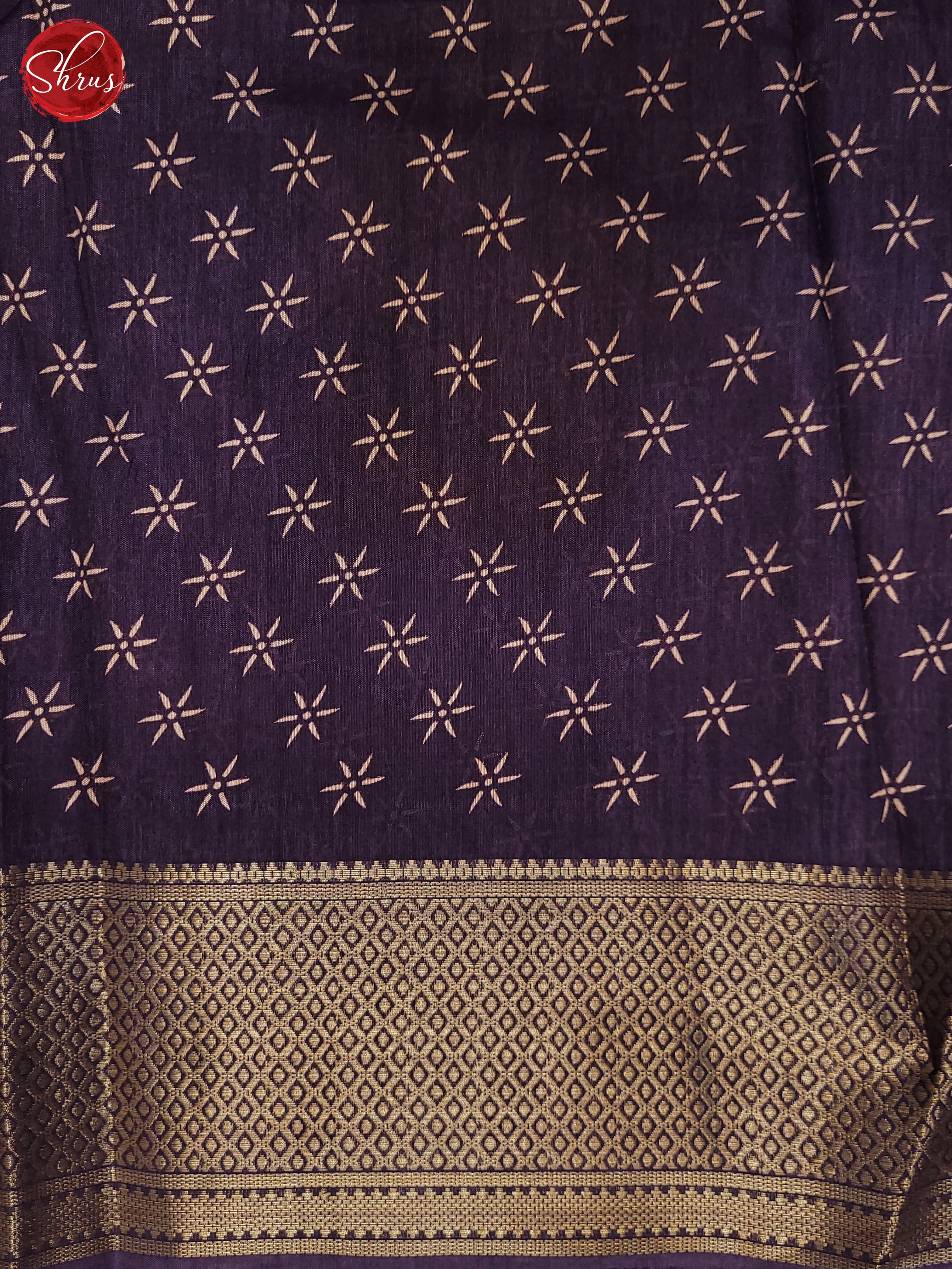 Purple(SIngle Tone)- Semi Crepe Saree - Shop on ShrusEternity.com