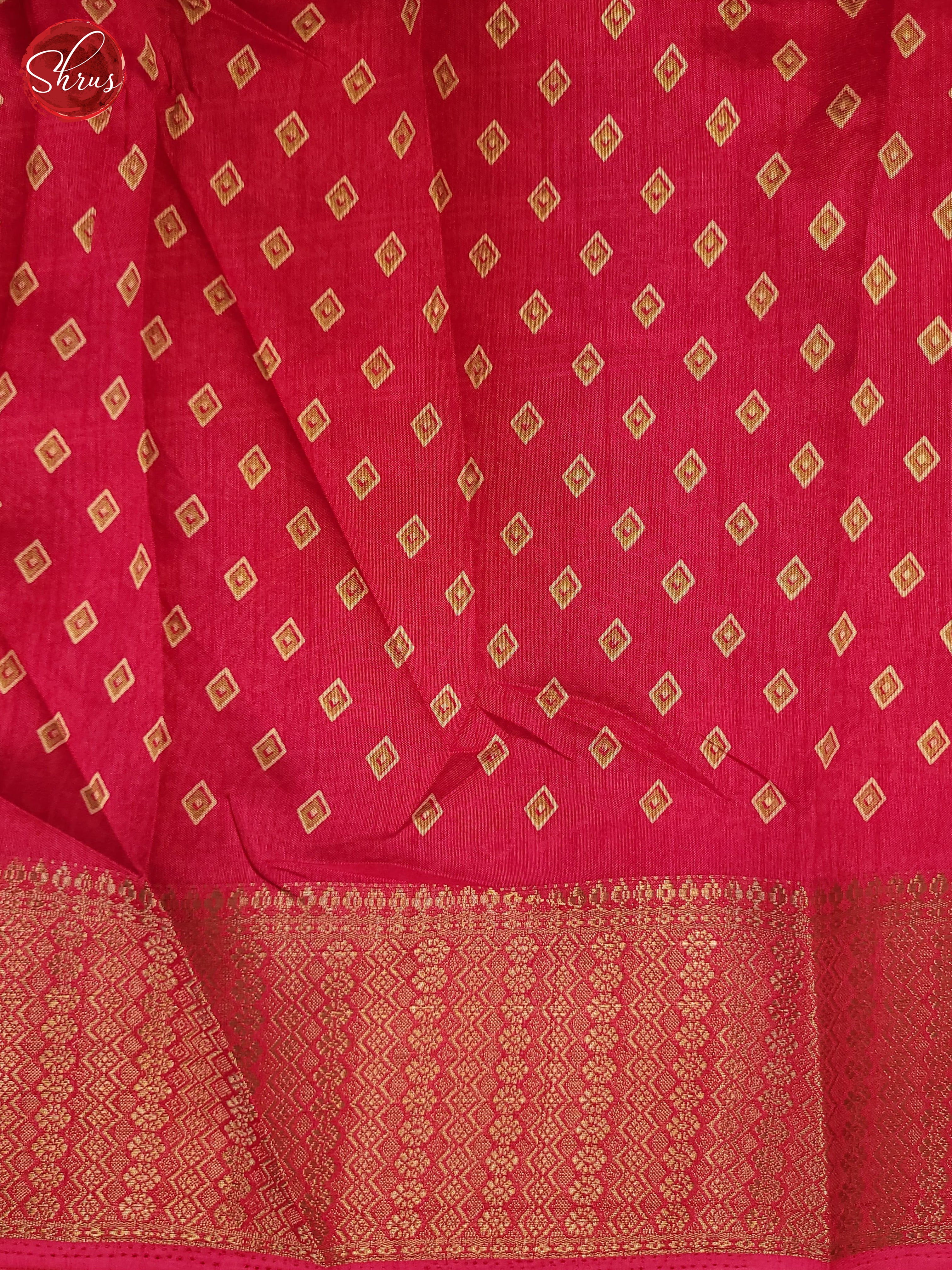 Pink(Single Tone) - Semi Crepe Saree - Shop on ShrusEternity.com