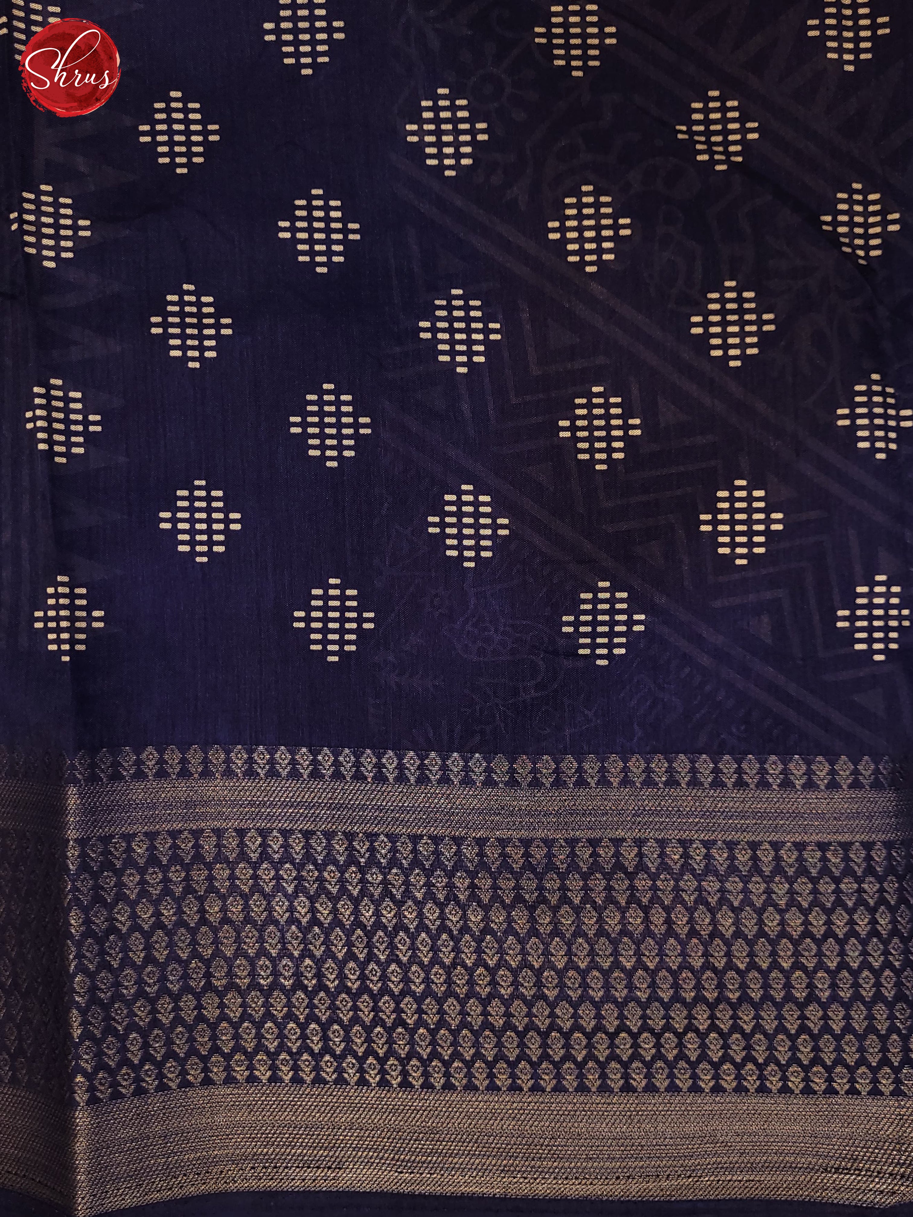 Blue(Single tone) - Semi Crepe Saree - Shop on ShrusEternity.com