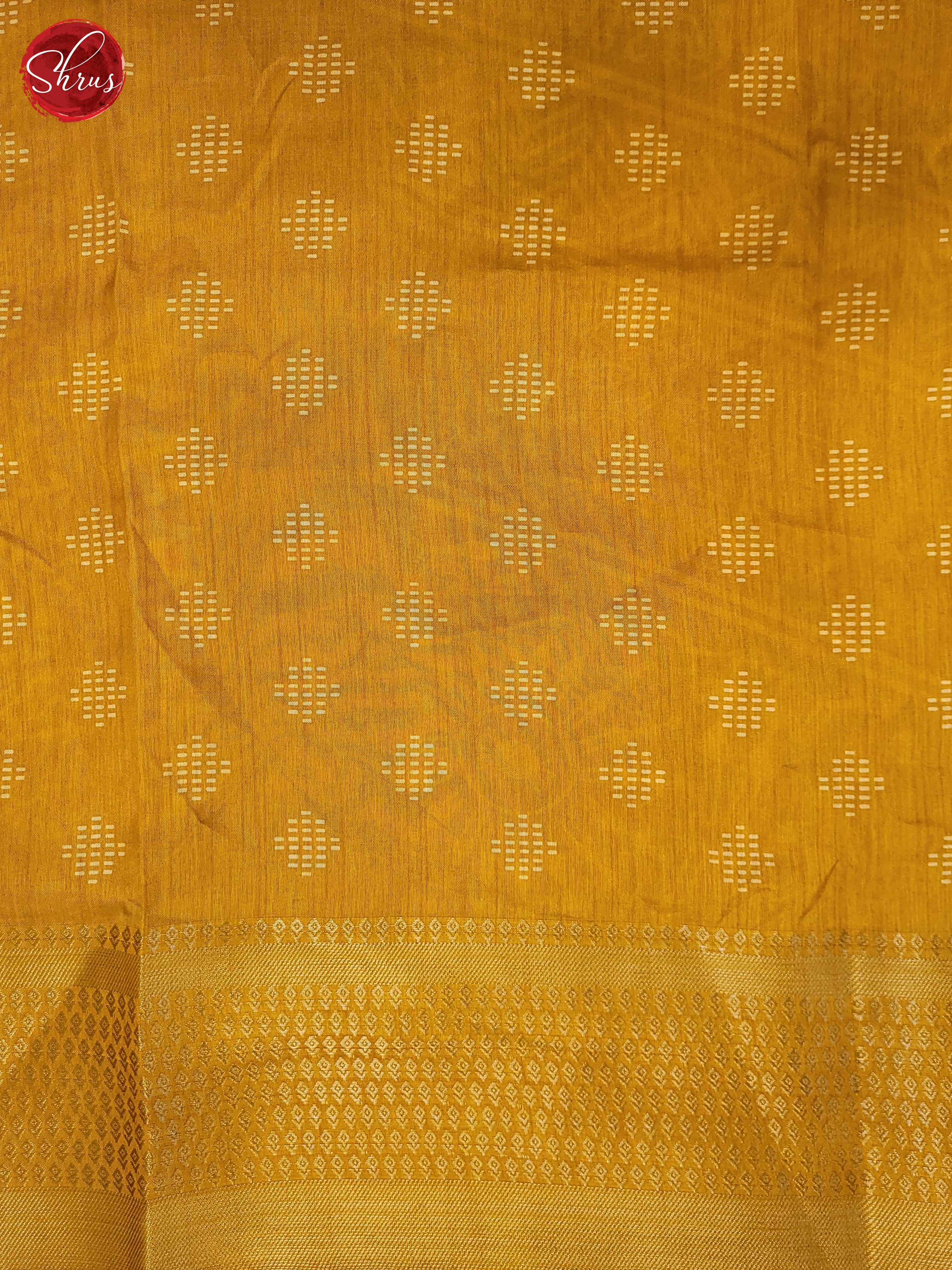 Yellow(single tonE) - Semi Crepe Saree - Shop on ShrusEternity.com