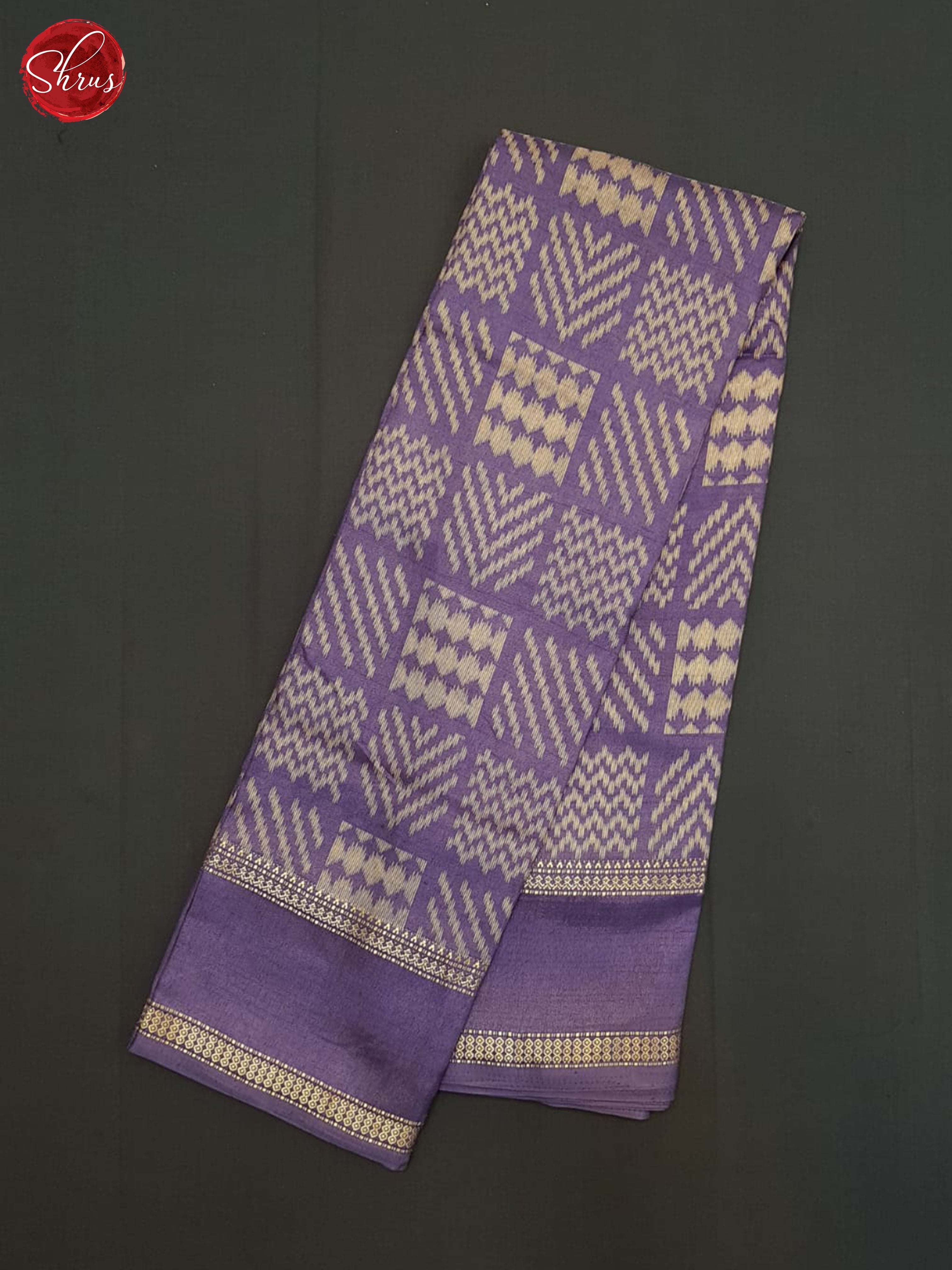 Lavender(single tone)- Semi crepe saree - Shop on ShrusEternity.com